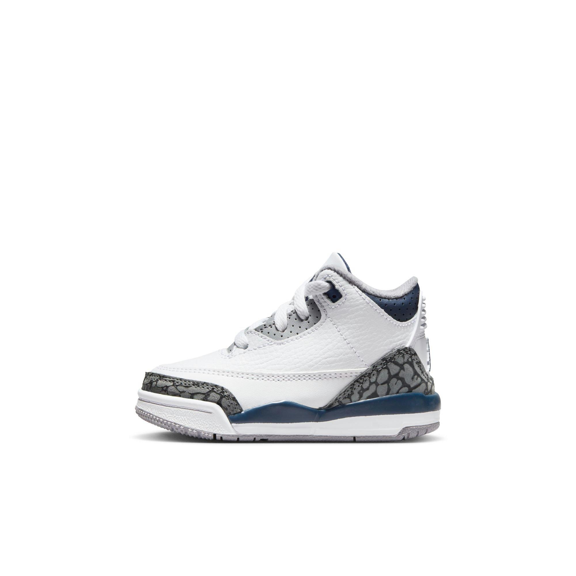 Jordan 3 Retro Toddler Kids' "Midnight Navy" Shoe