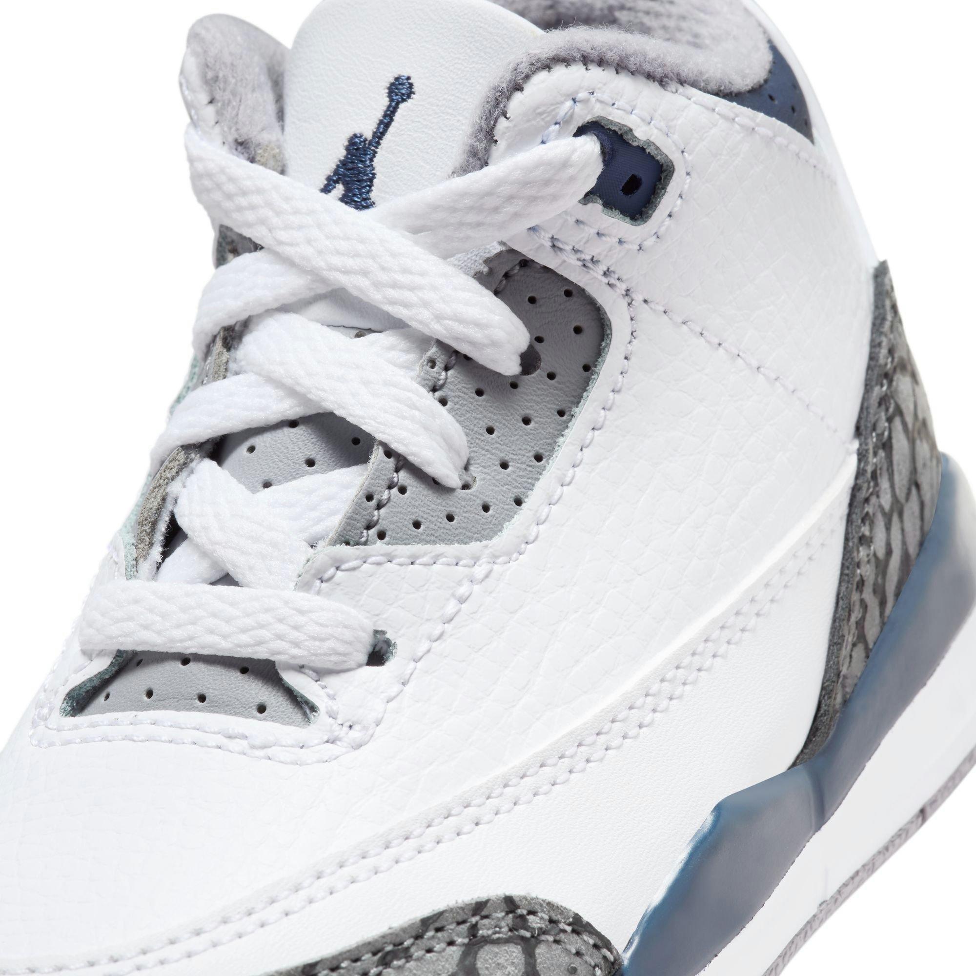 Jordan 3 Retro Toddler Kids' "Midnight Navy" Shoe