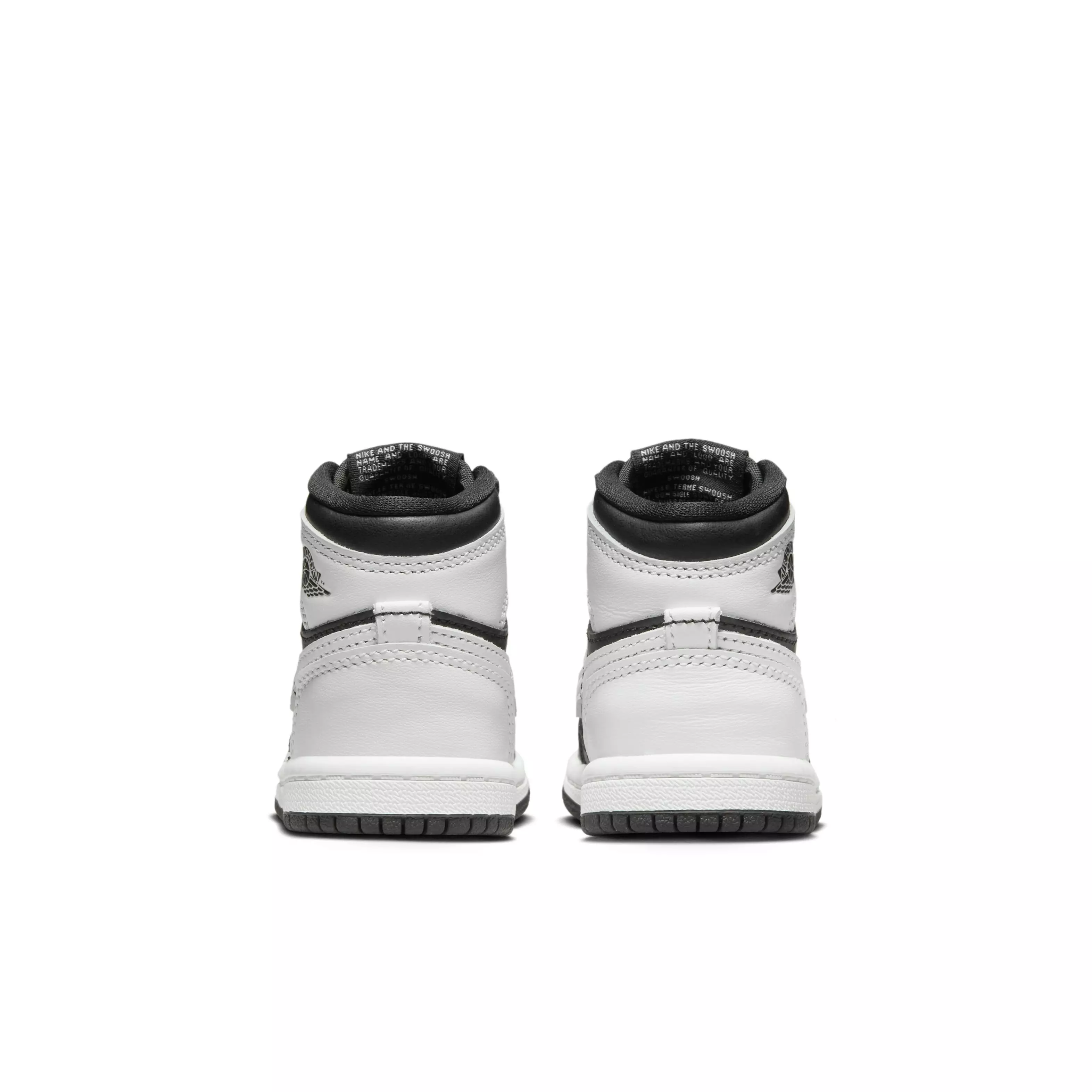 Jordan 1 Retro High OG "Black/White" Toddler Kids' Shoe - BLACK/WHITE