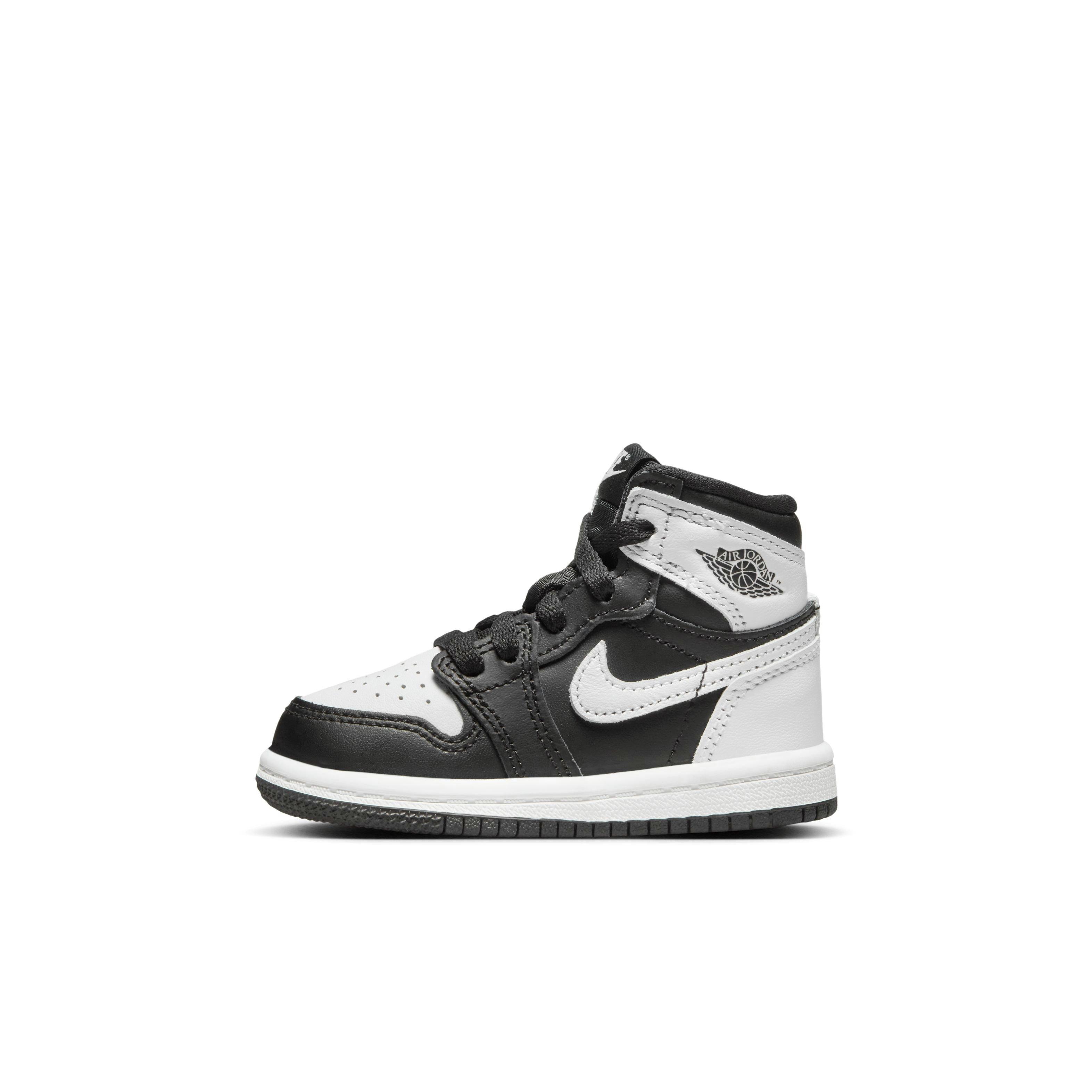 Jordan 1 Retro High OG Toddler Kids' "Black/White" Shoe