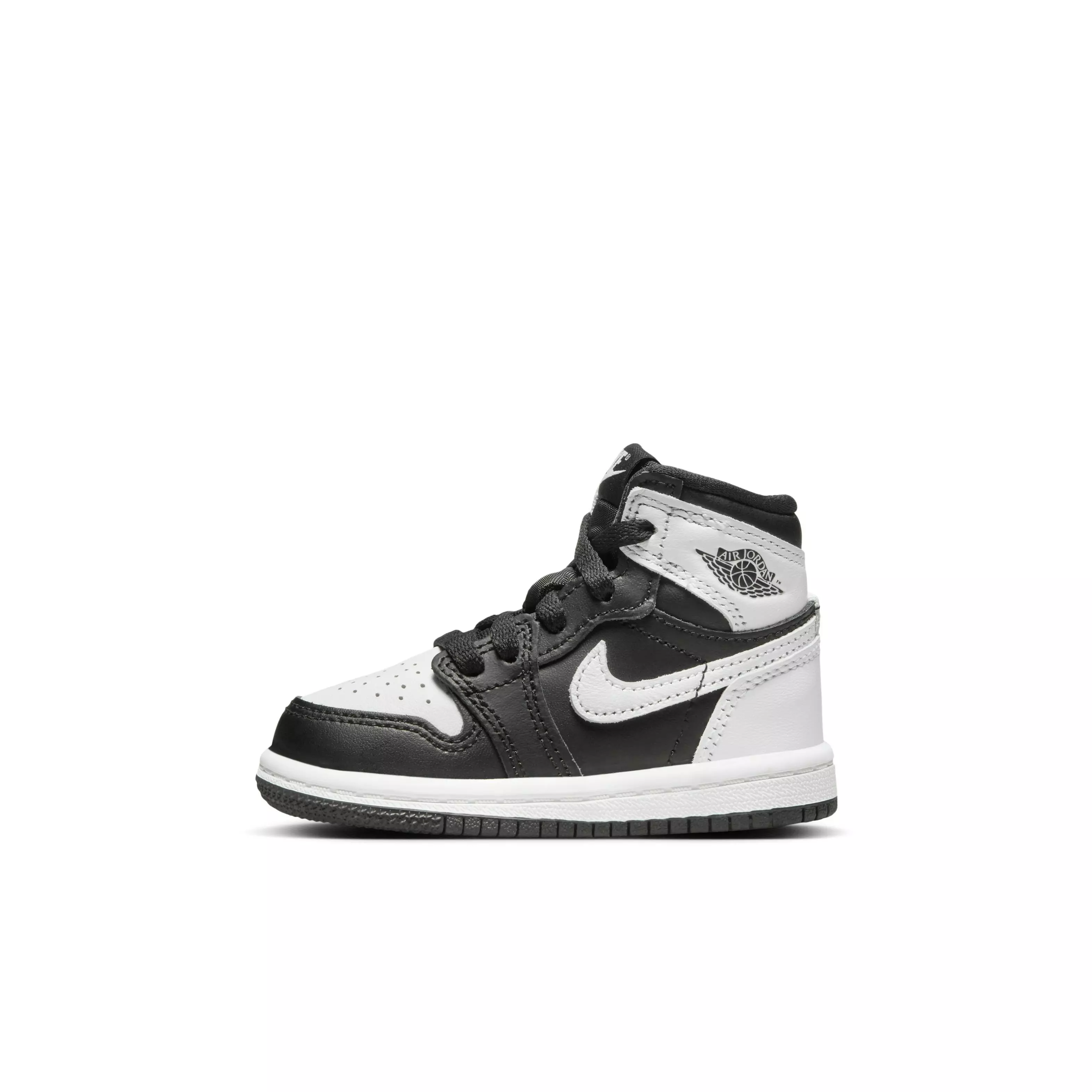 Jordan 1 Retro High OG "Black/White" Toddler Kids' Shoe - BLACK/WHITE