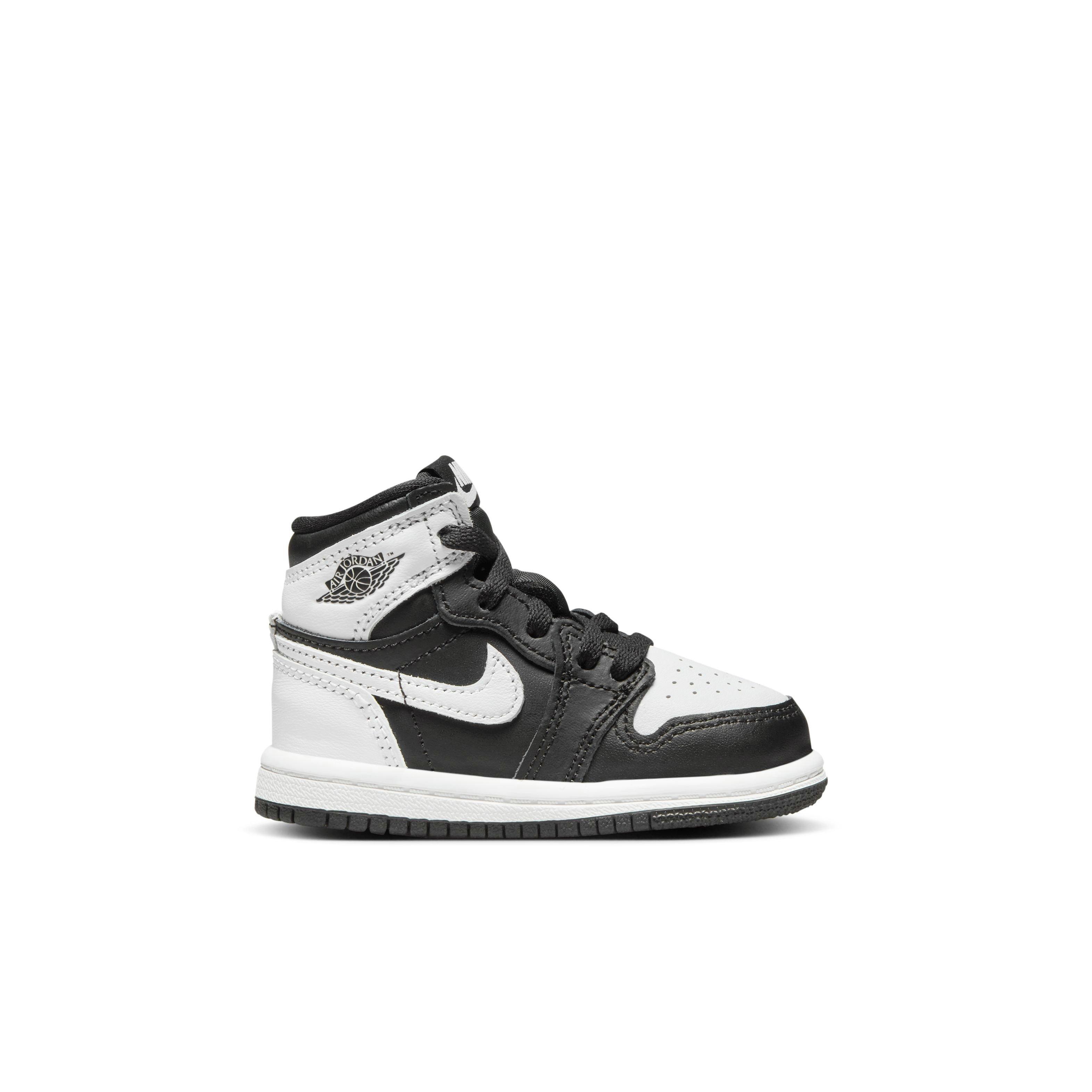 Jordan 1 Retro High OG "Black/White" Toddler Kids' Shoe - BLACK/WHITE Thumbnail View 1