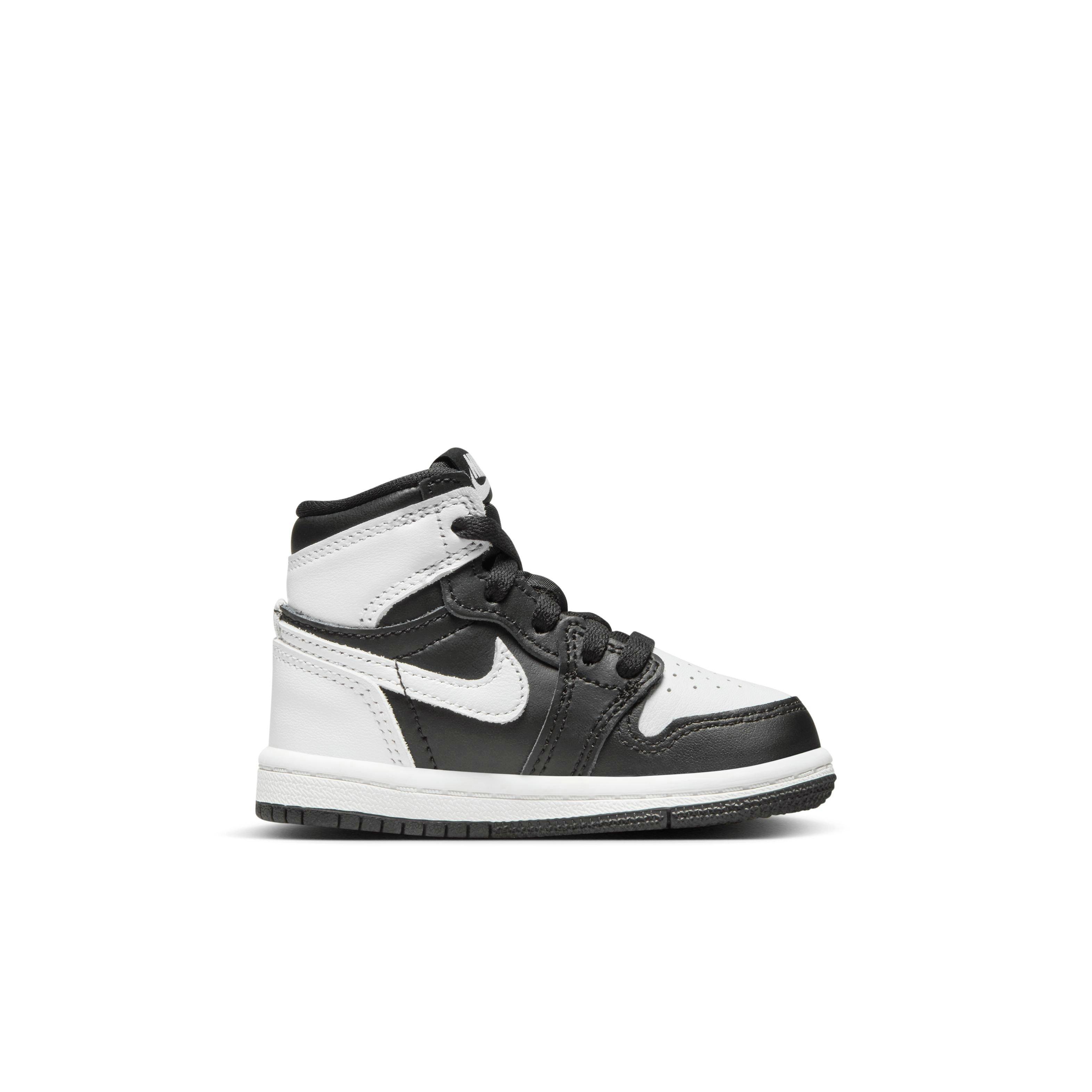 Jordan 1 Retro High OG Toddler Kids' "Black/White" Shoe