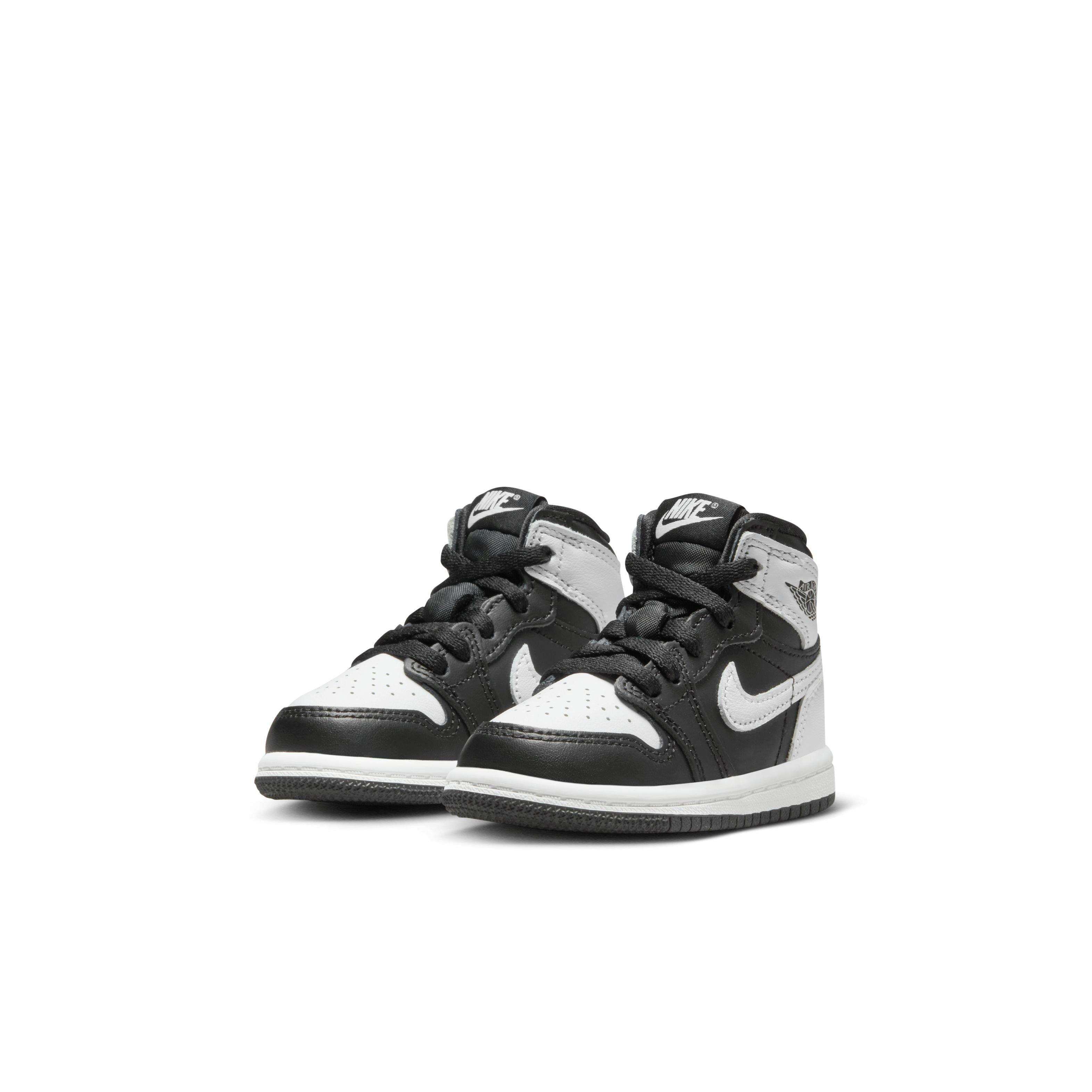 Jordan 1 Retro High OG "Black/White" Toddler Kids' Shoe - BLACK/WHITE Thumbnail View 3
