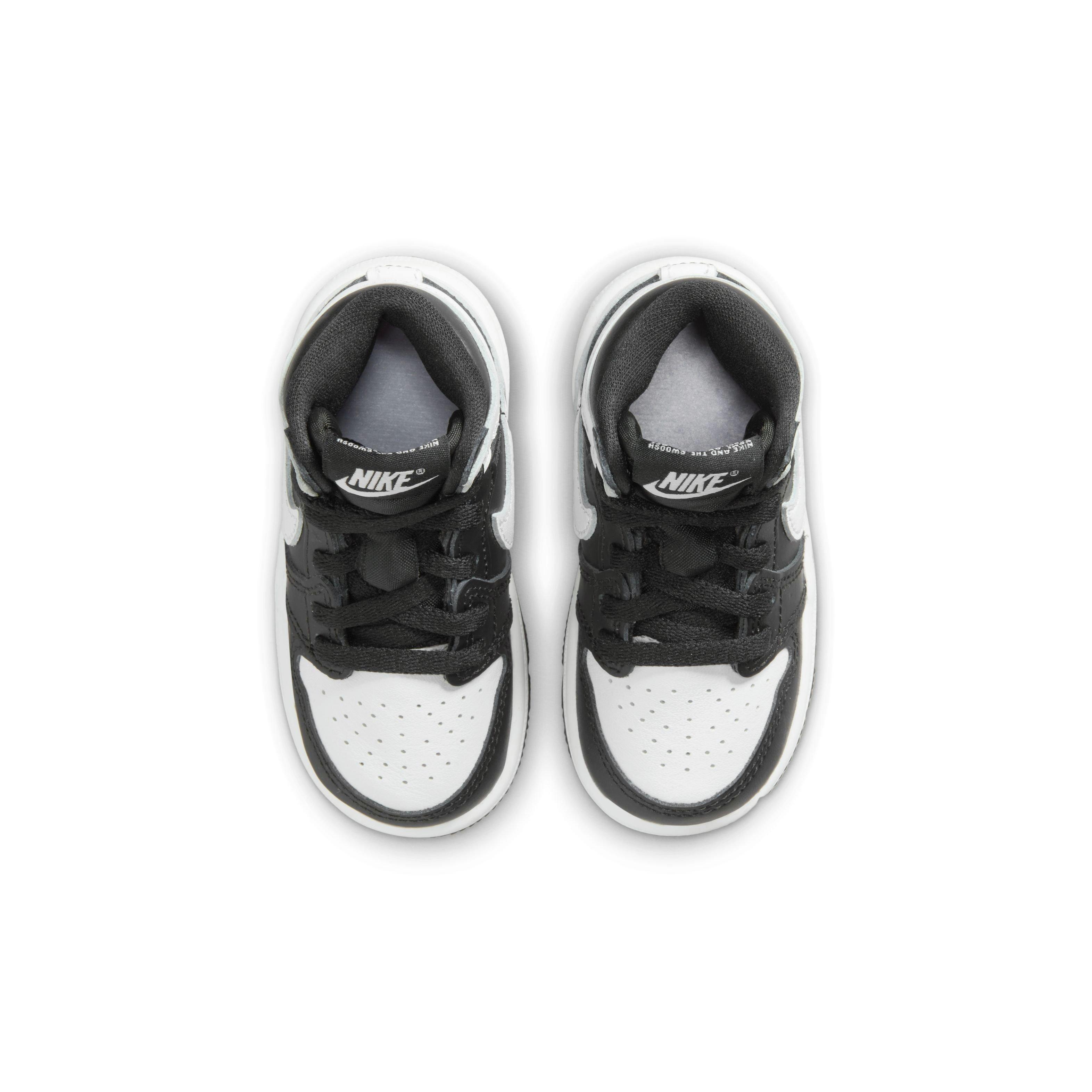 Jordan 1 Retro High OG Toddler Kids' "Black/White" Shoe