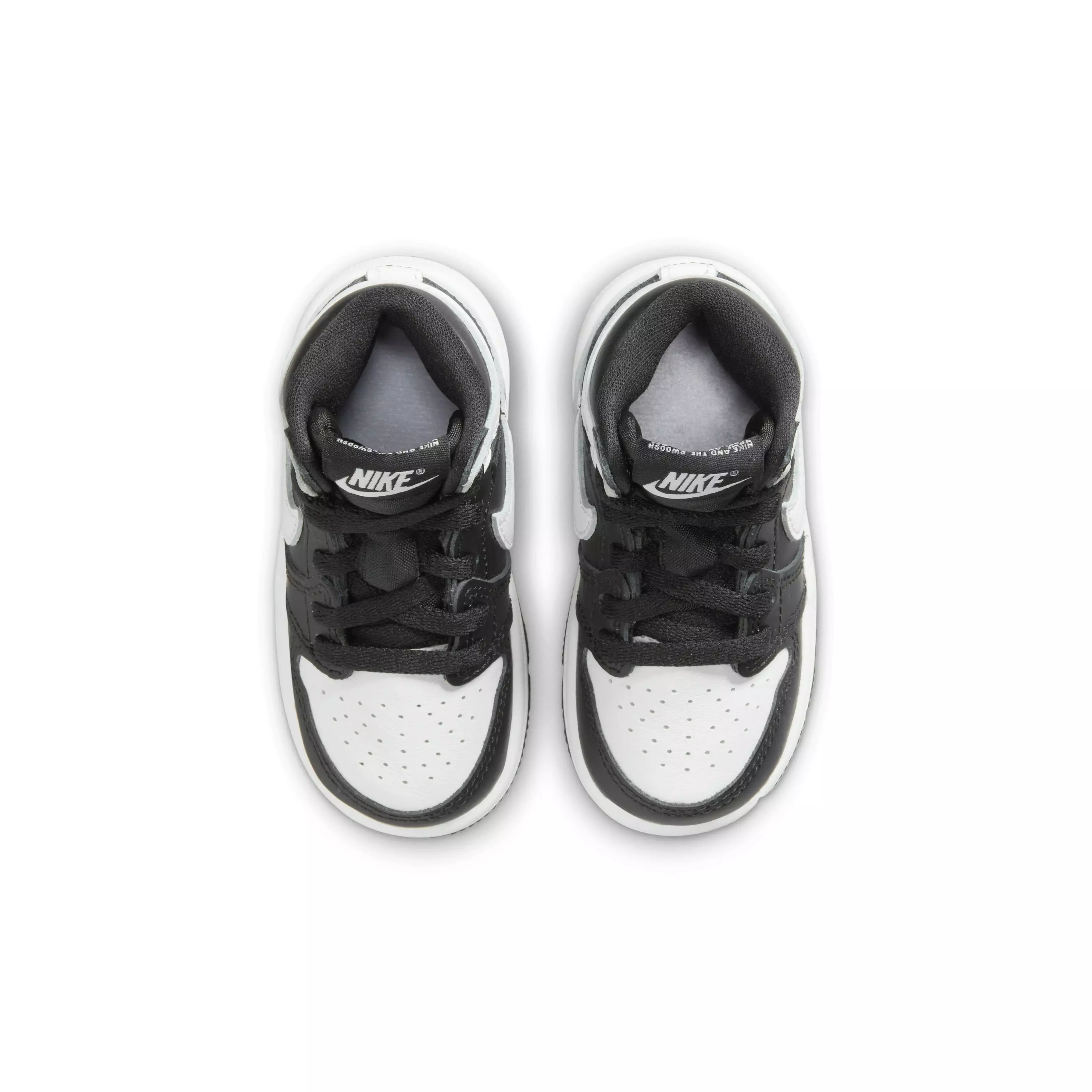 Jordan 1 Retro High OG "Black/White" Toddler Kids' Shoe - BLACK/WHITE