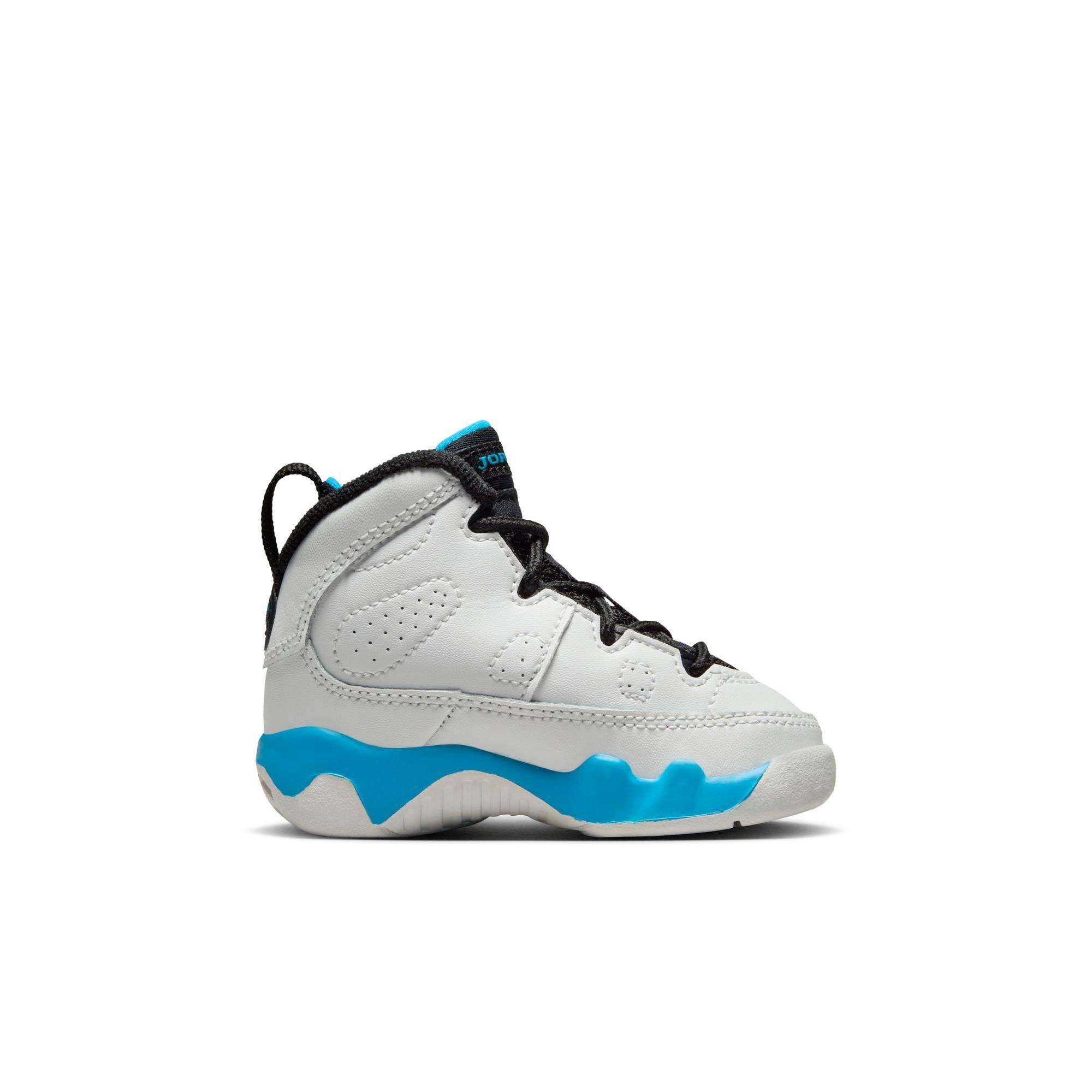 Jordan 9 Retro "Powder Blue" Toddler Kids' Shoe - SUMMIT WHITE/BLACK/POWDER BLUE Thumbnail View 2