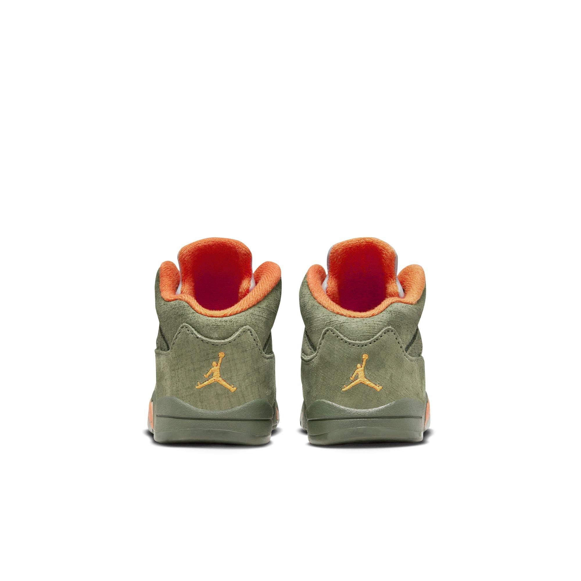 Jordan 5 Retro Toddler Kids' Olive Shoe