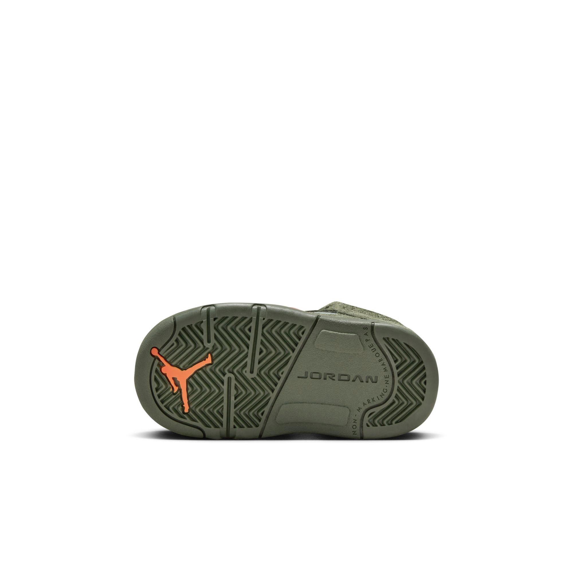 Jordan 5 Retro Toddler Kids' Olive Shoe