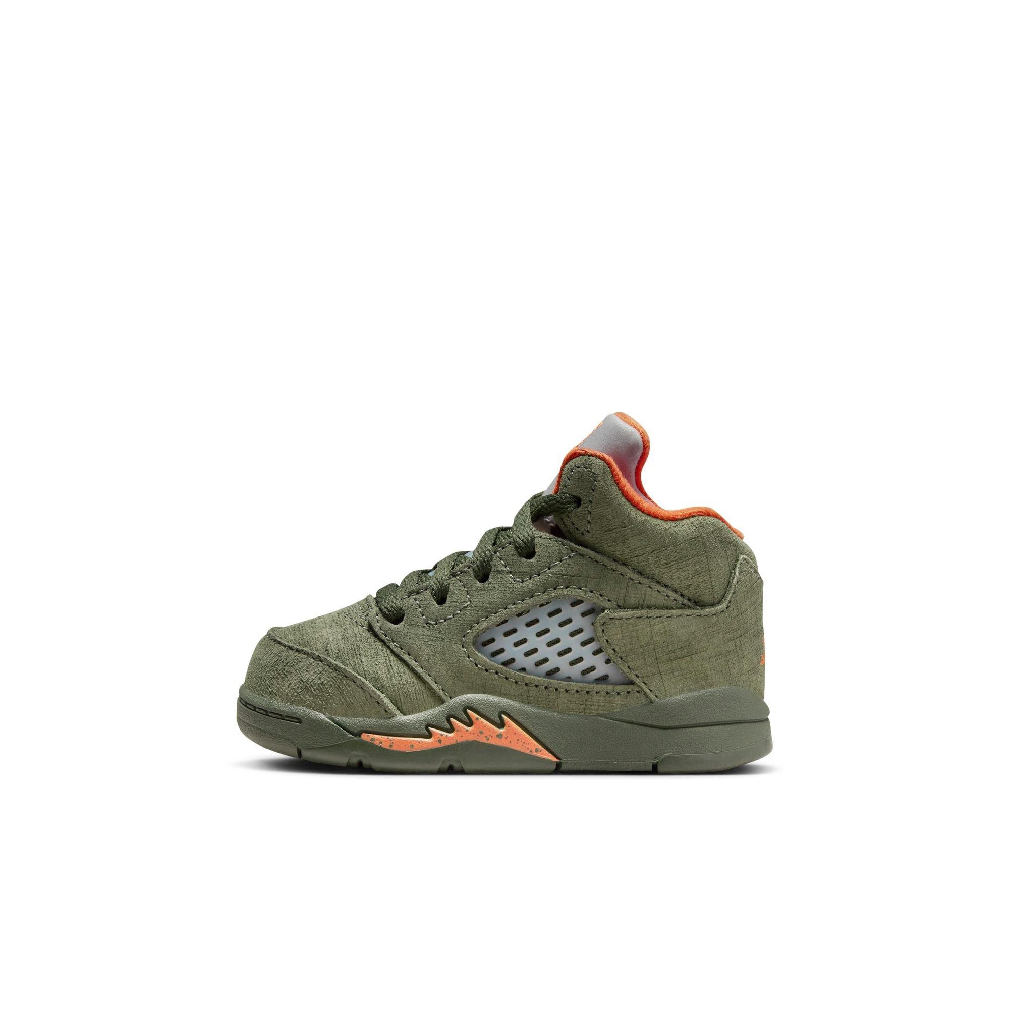 Jordan 5 Retro Toddler Kids' Olive Shoe