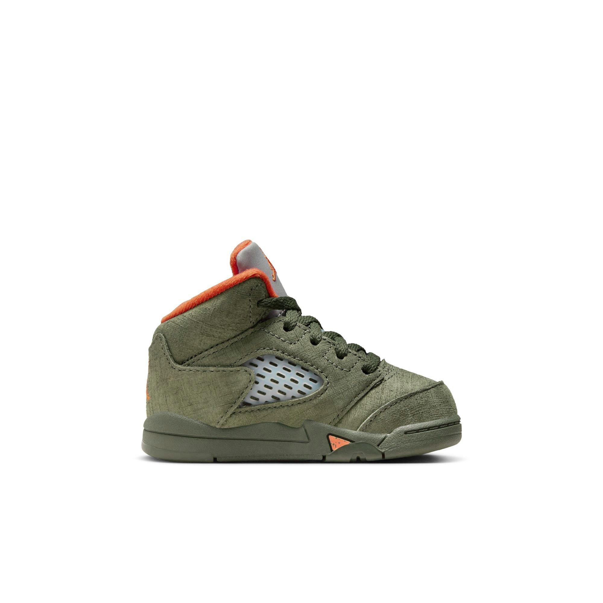 Jordan 5 Retro Toddler Kids' Olive Shoe