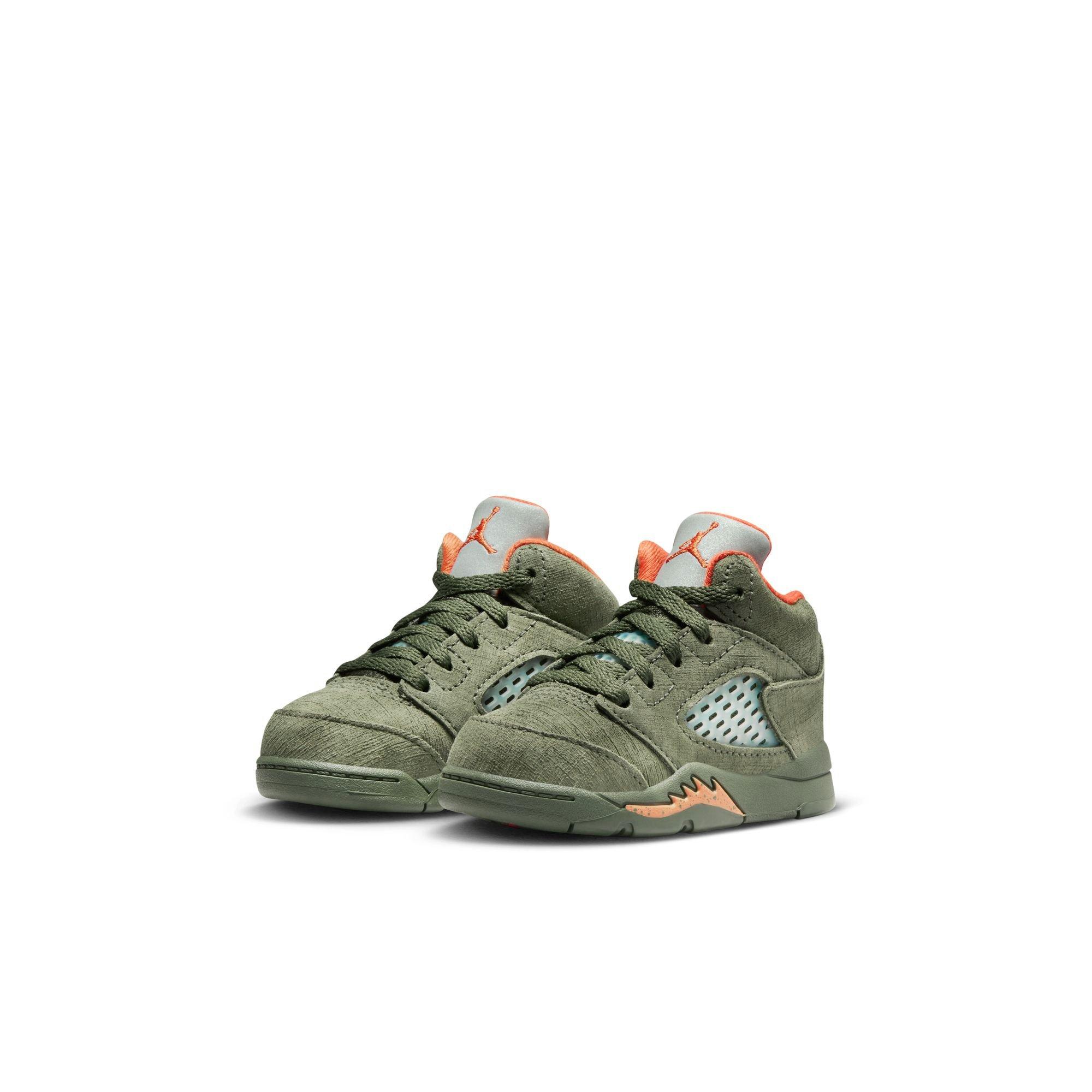 Jordan 5 Retro Toddler Kids' Olive Shoe