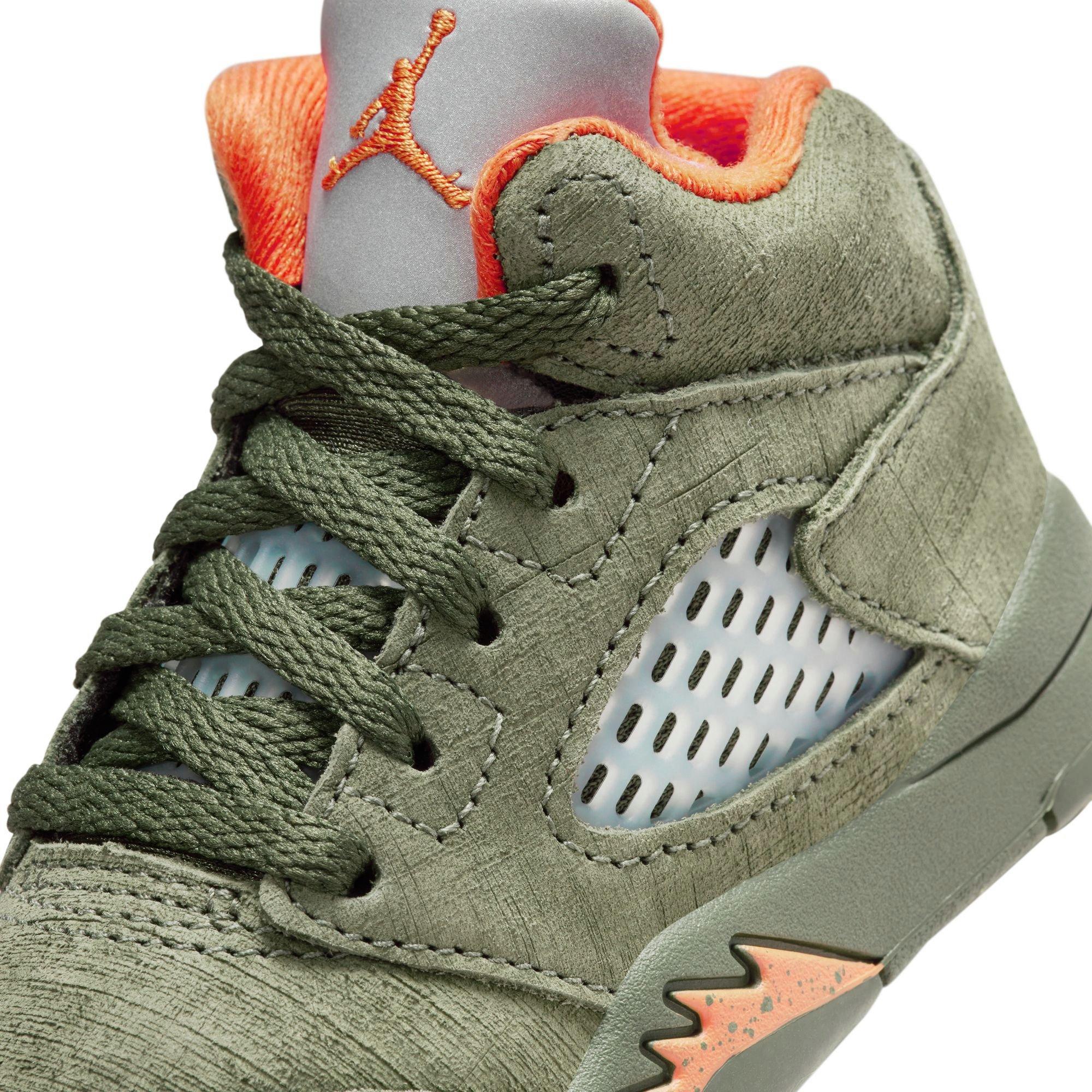 Jordan 5 Retro Toddler Kids' Olive Shoe