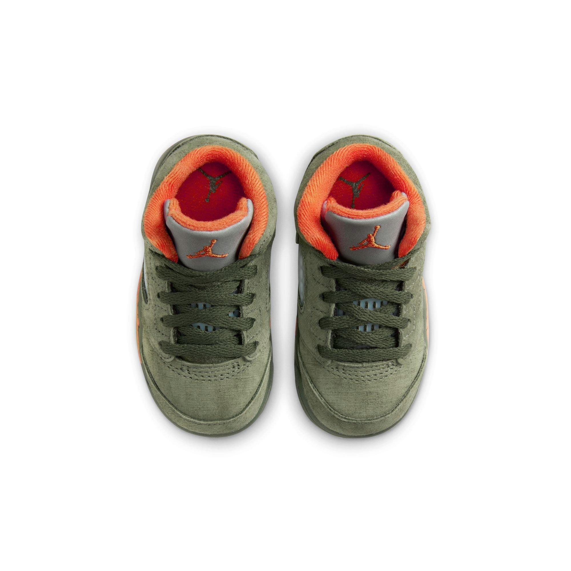 Jordan 5 Retro Toddler Kids' Olive Shoe