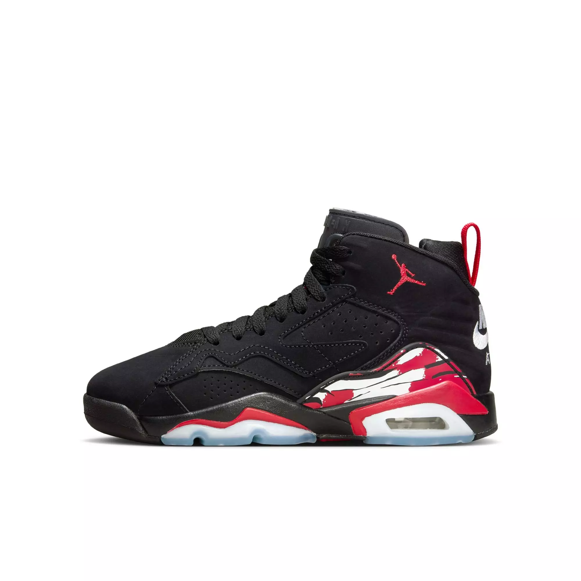 Jordan MVP "Black/University Red/White" Grade School Boys' Shoe - BLACK/RED