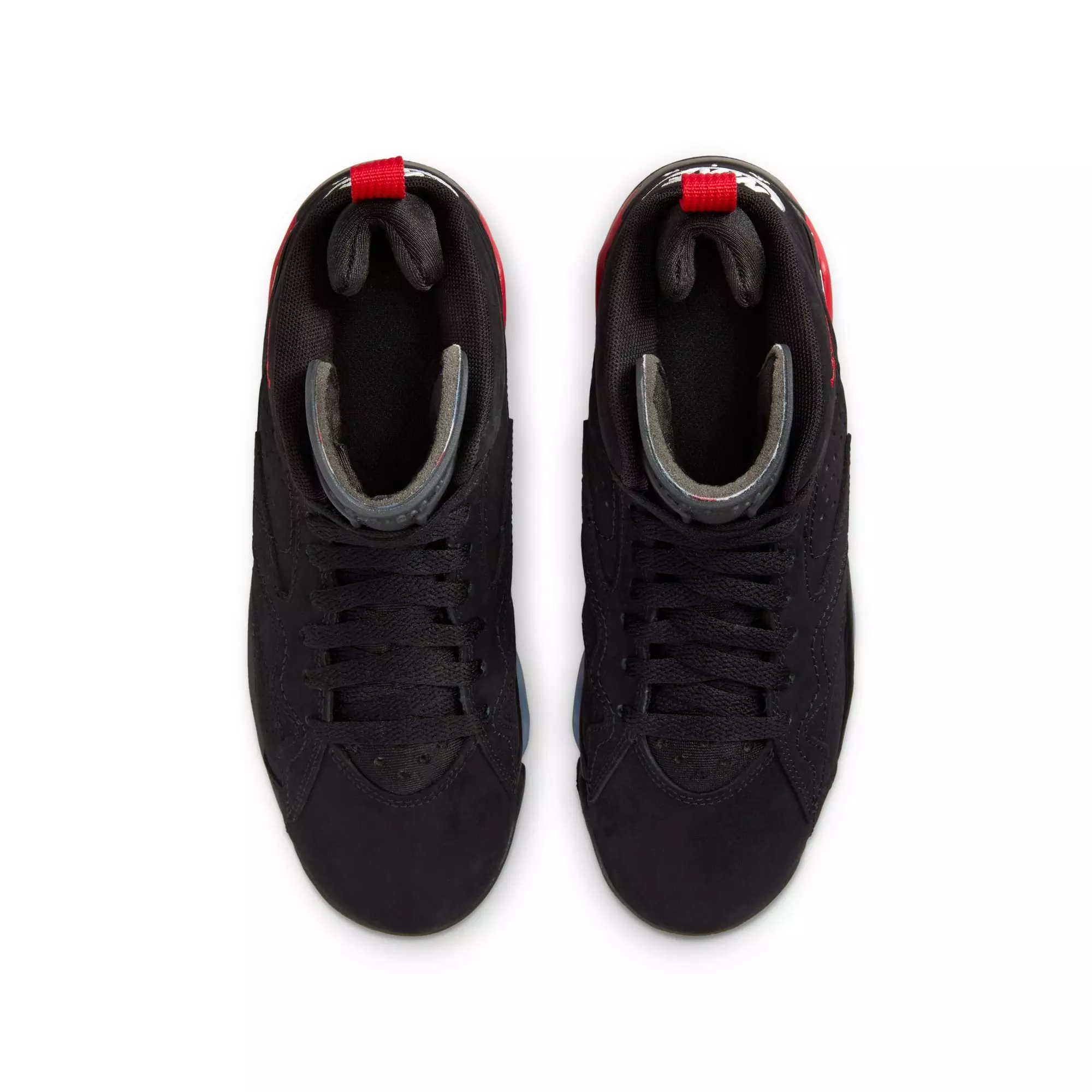 Jordan MVP "Black/University Red/White" Grade School Boys' Shoe - BLACK/RED