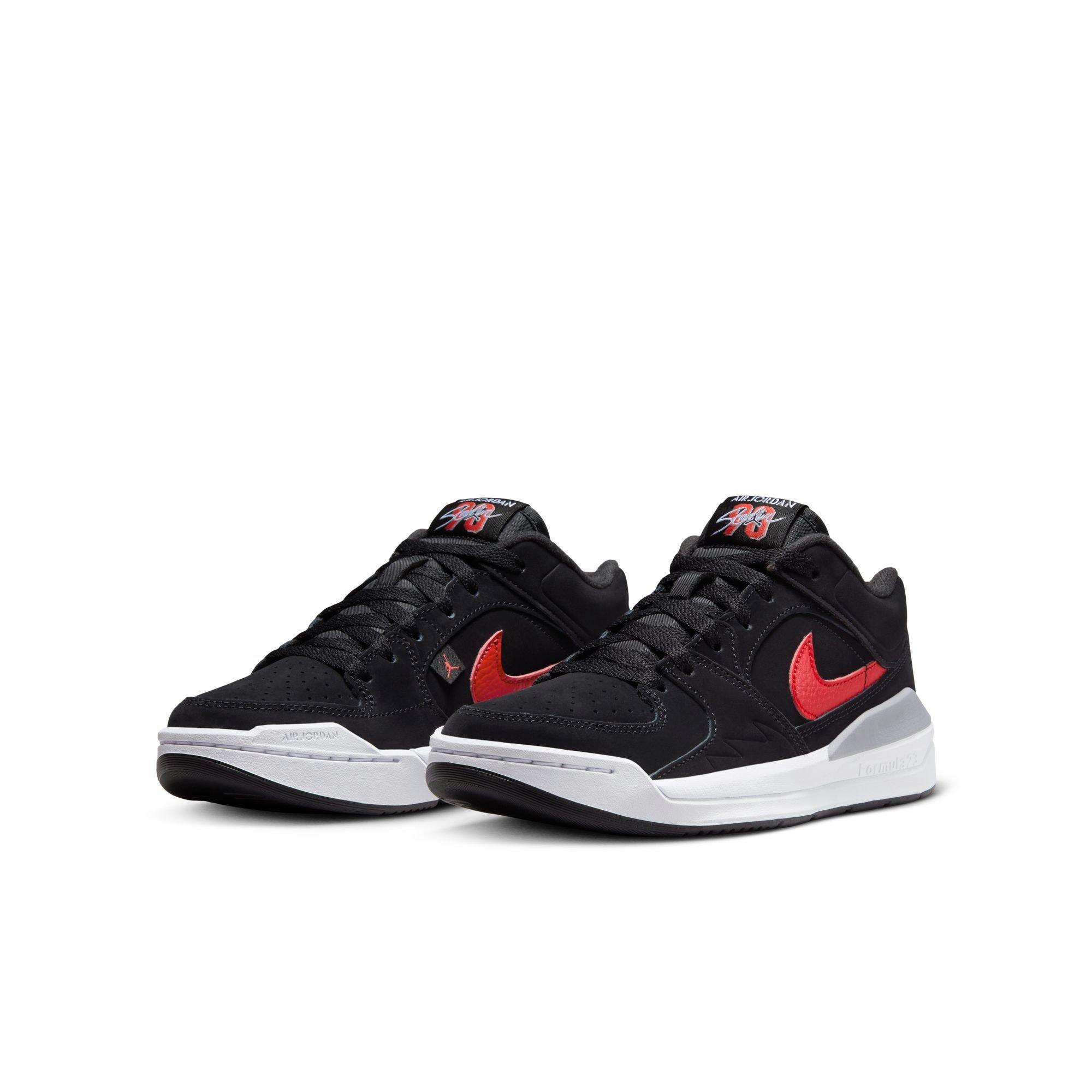 Jordan Stadium 90 "Black/Fire Red/White/Cement Grey" Grade School Boys' Shoe