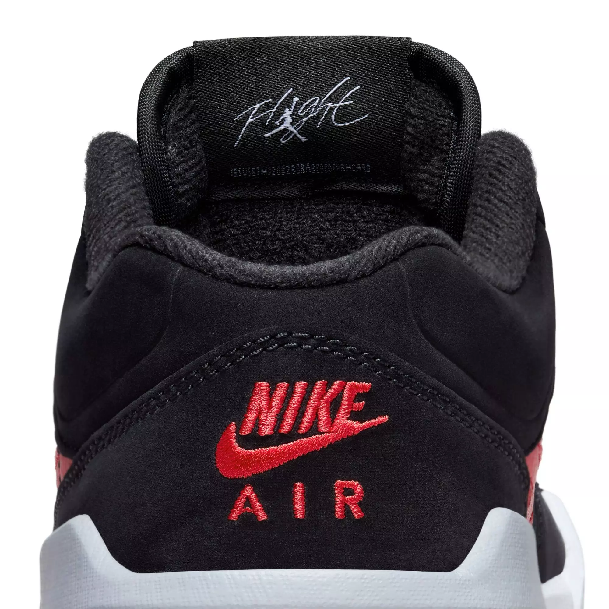 Jordan Stadium 90 "Black/Fire Red/White/Cement Grey" Grade School Boys' Shoe - BLACK/RED