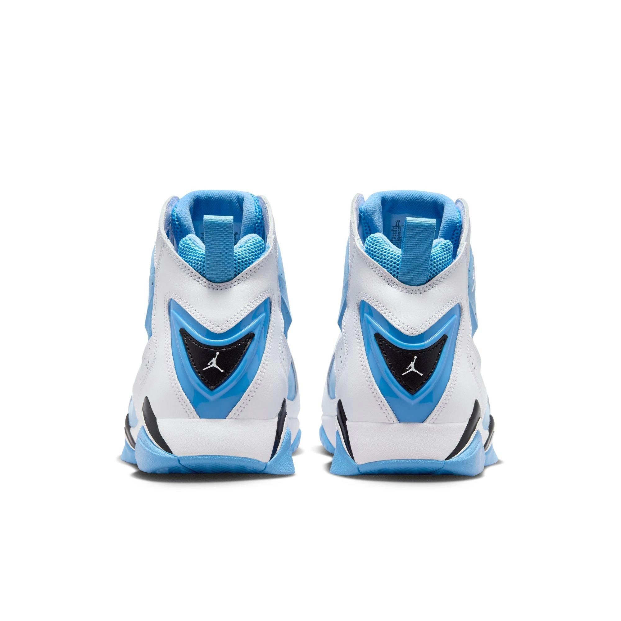 Jordan TRUE Flight Grade School Boys' "White/University Blue/Black" Shoe