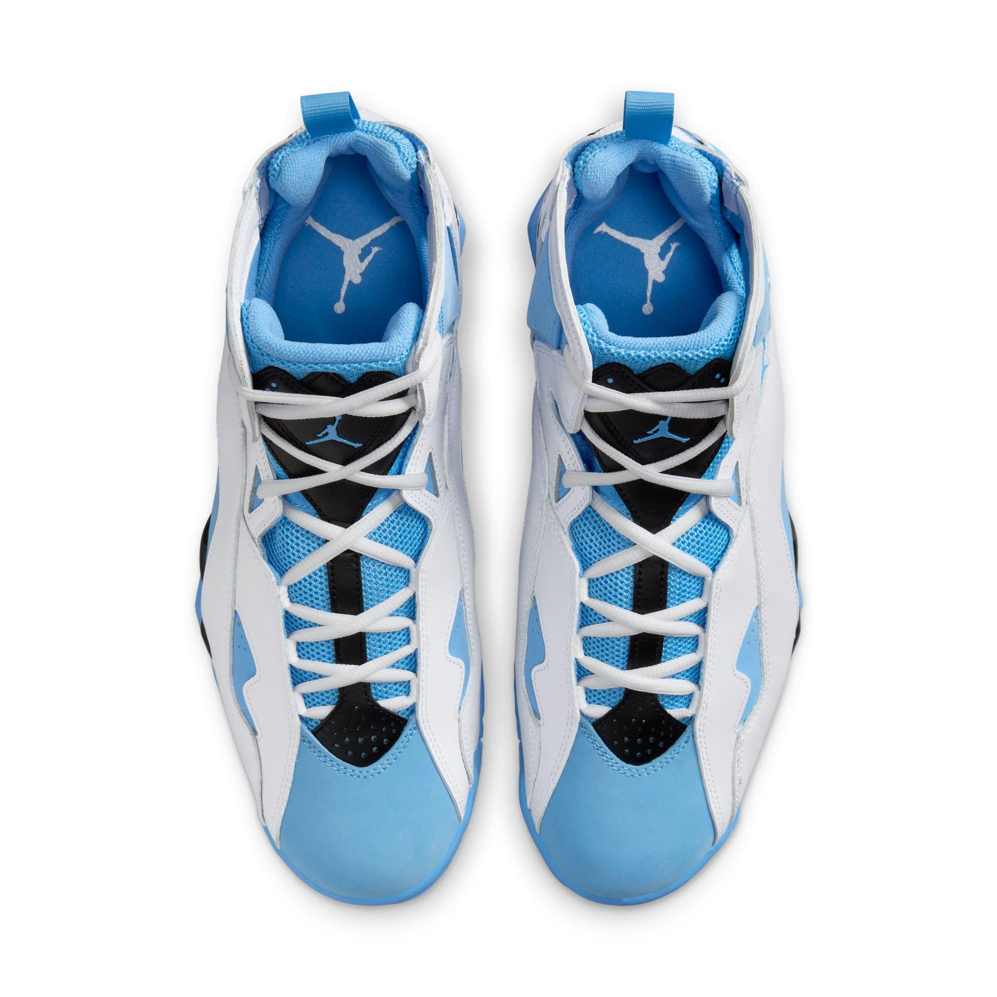 Jordan TRUE Flight Grade School Boys' "White/University Blue/Black" Shoe