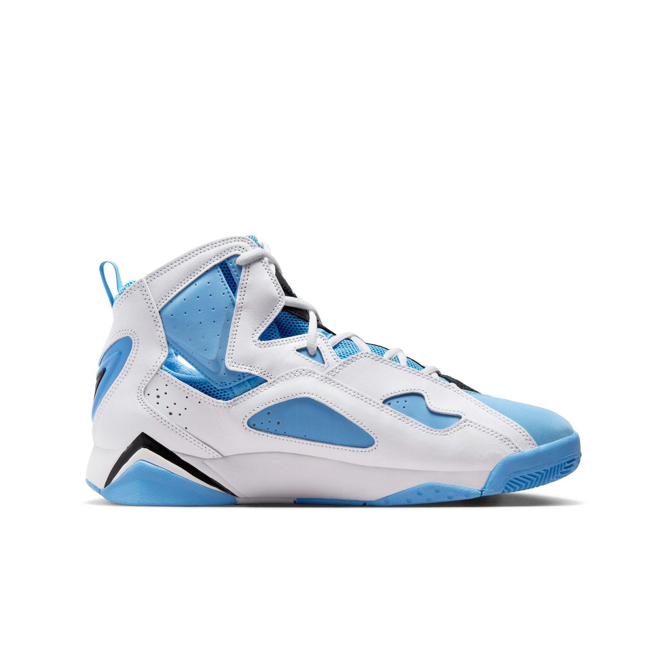 Jordan TRUE Flight Grade School Boys' "White/University Blue/Black" Shoe