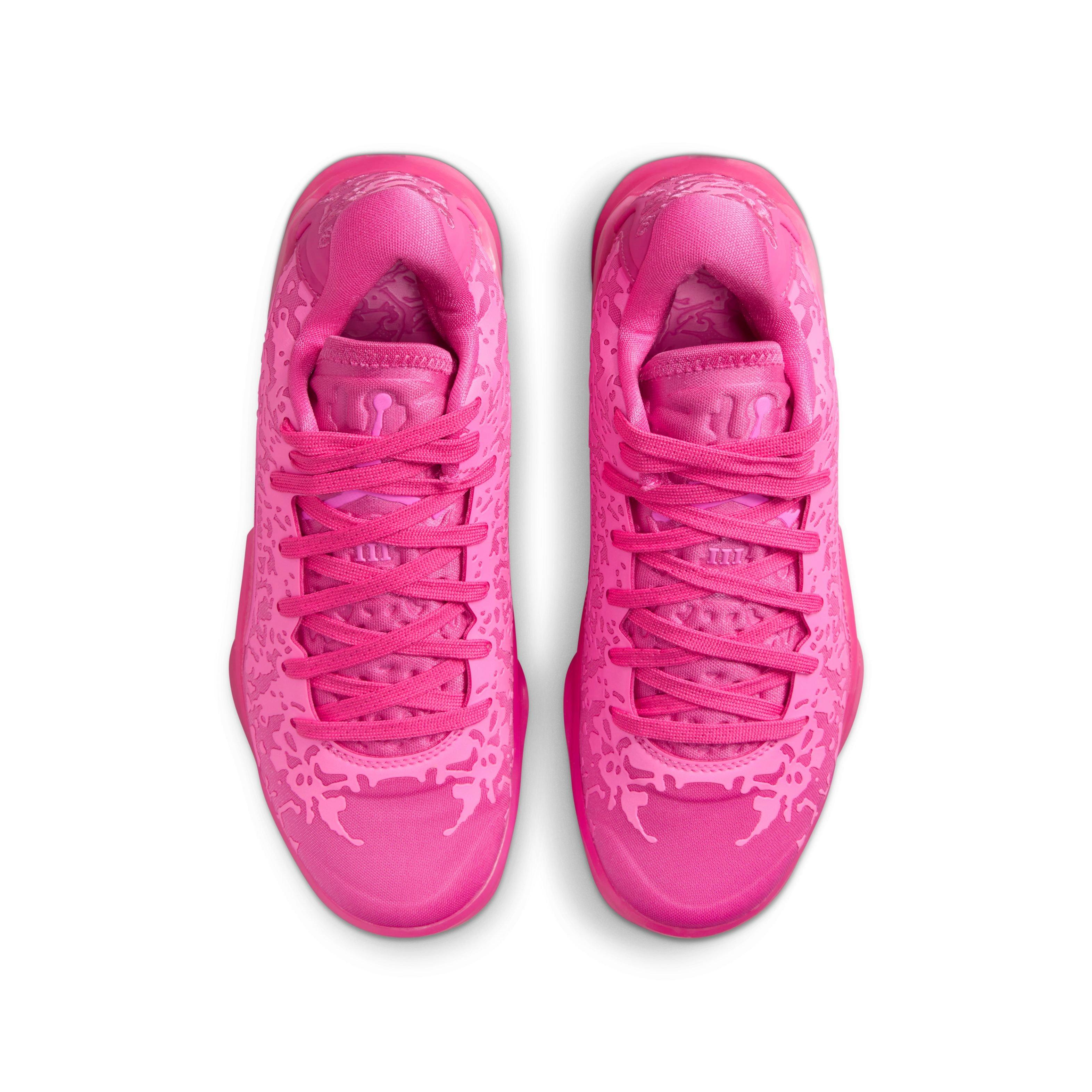 Jordan Zion Williamson Zion 3 "Pink Lotus" Preschool Kids' Basketball Shoe - PINK Thumbnail View 20