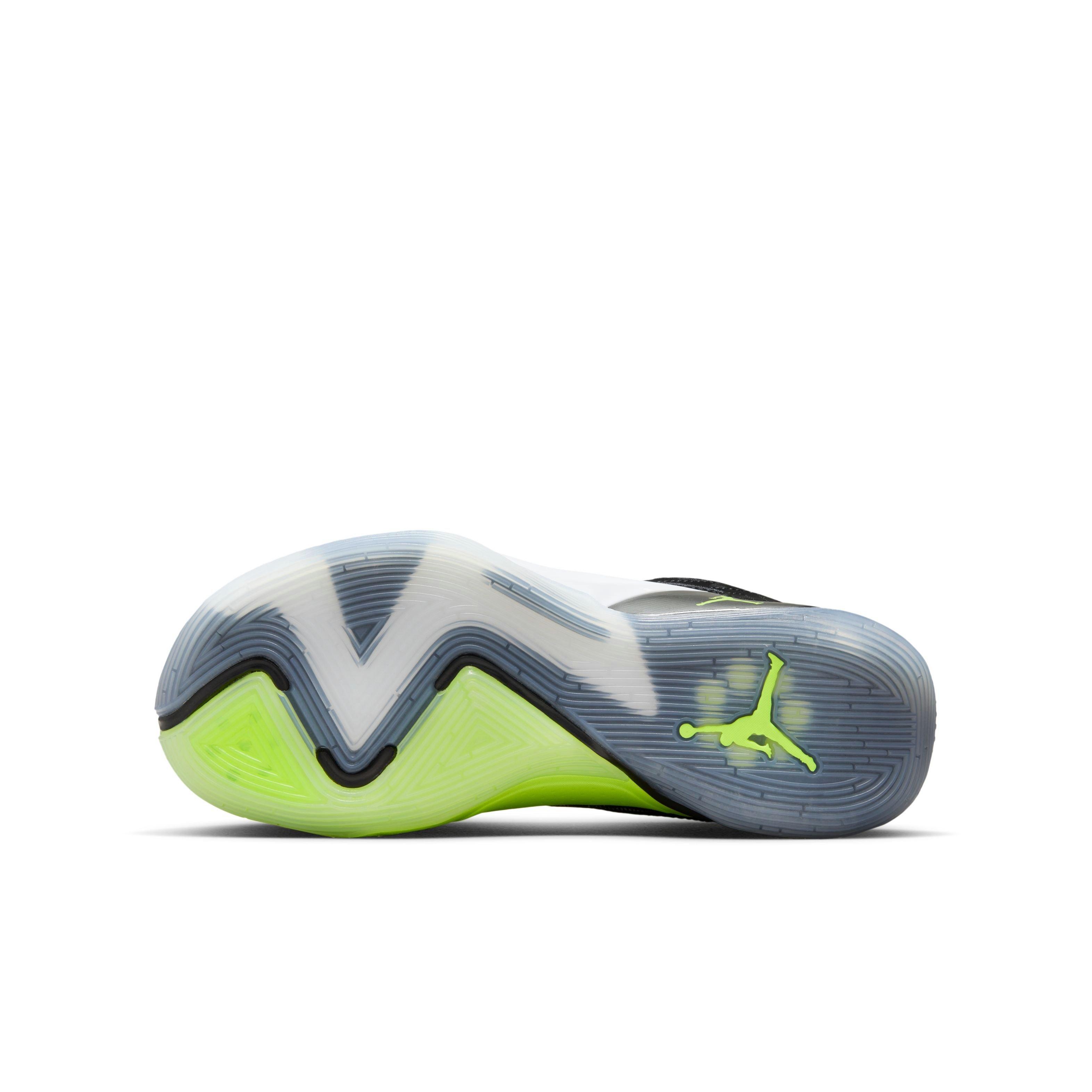 Jordan Luka 2 "Black/White/Volt" Grade School Kids' Basketball Shoe