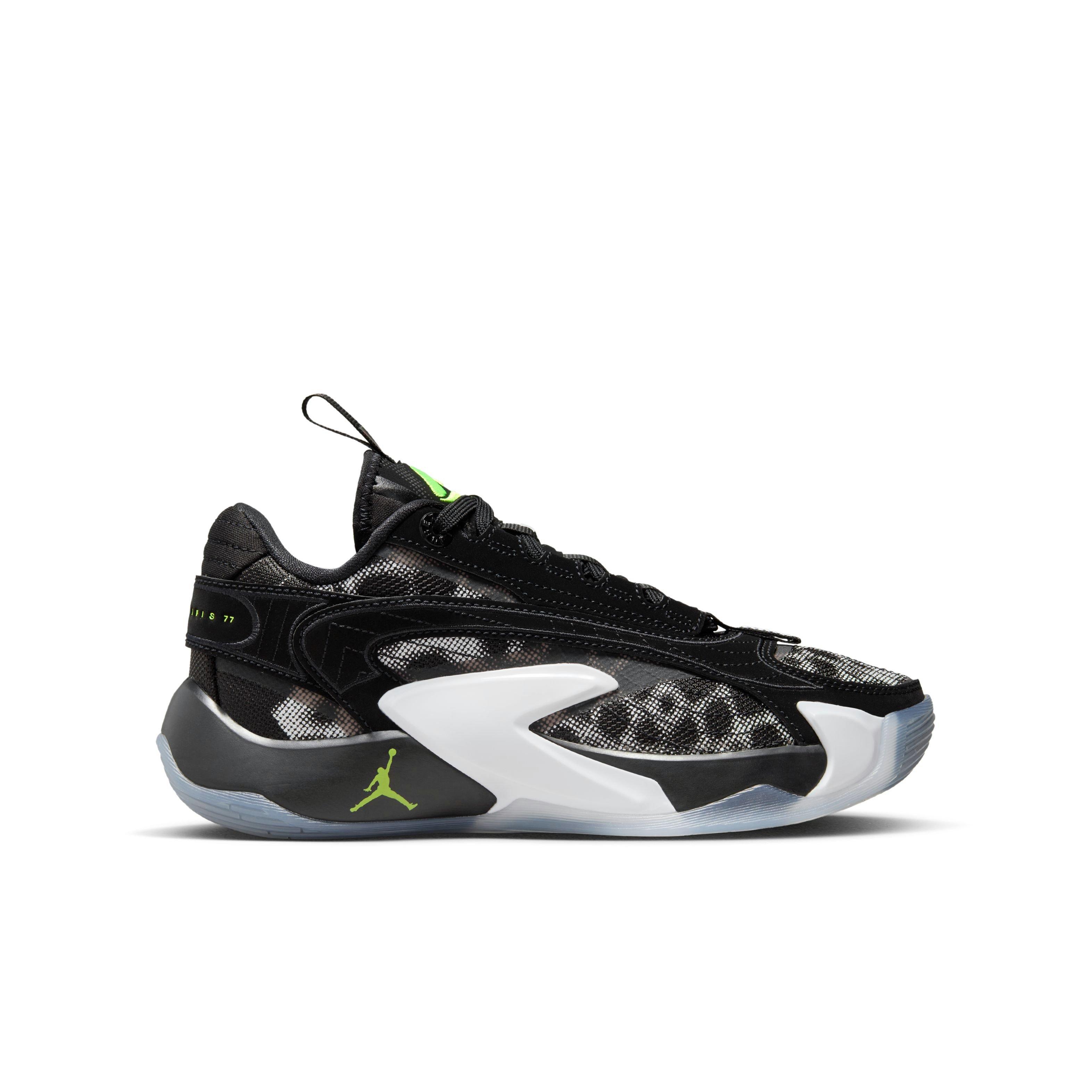 Jordan Luka 2 "Black/White/Volt" Grade School Kids' Basketball Shoe