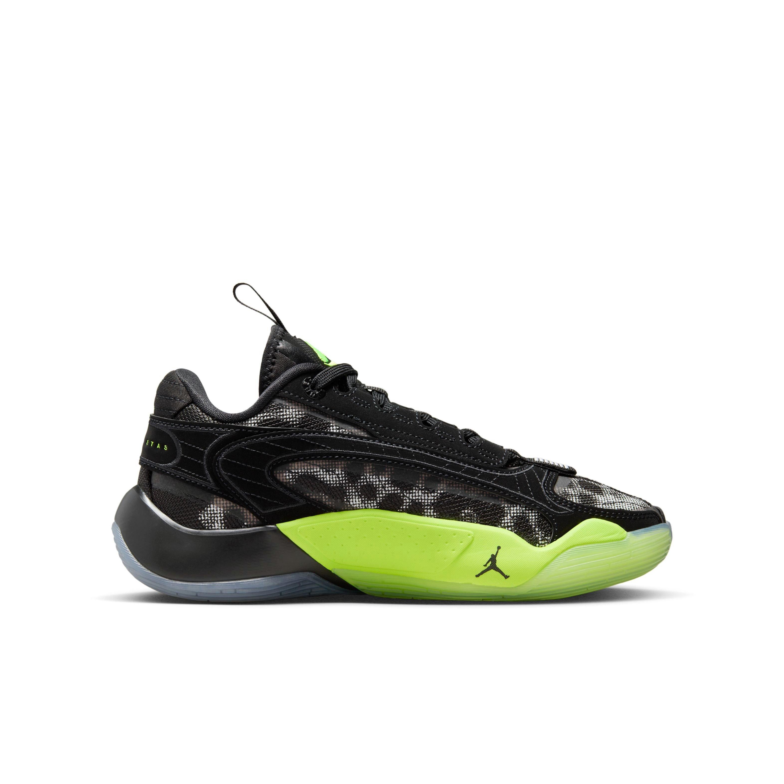 Jordan Luka 2 "Black/White/Volt" Grade School Kids' Basketball Shoe