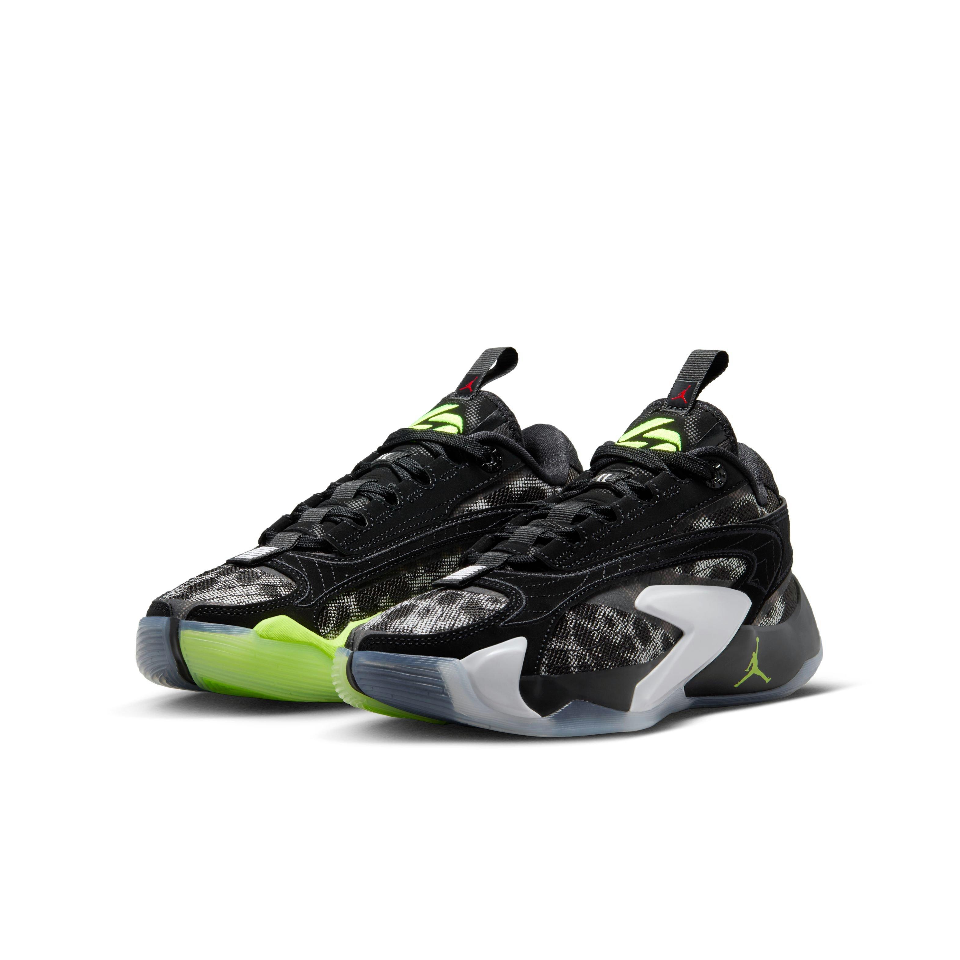 Jordan Luka 2 "Black/White/Volt" Grade School Kids' Basketball Shoe