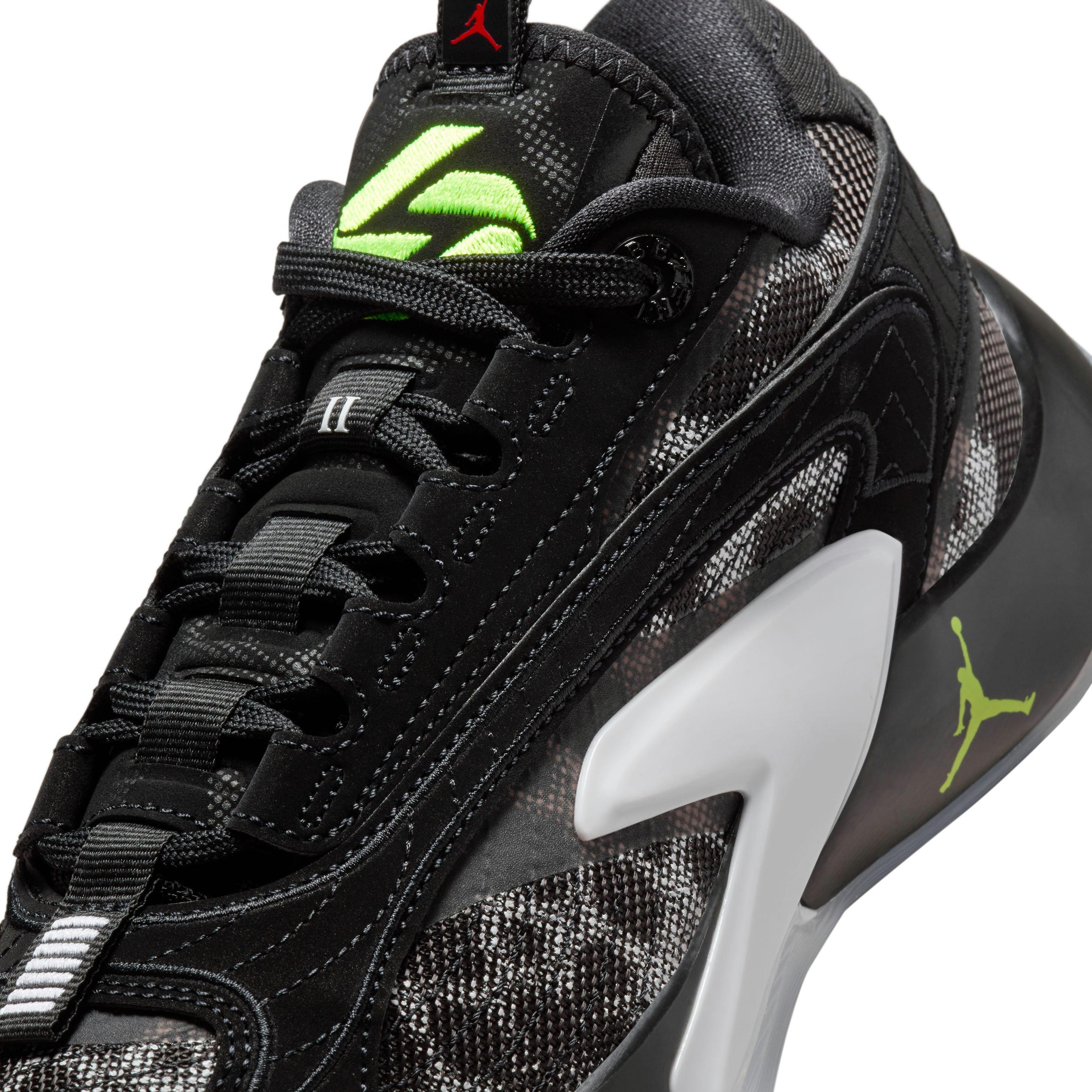 Jordan Luka 2 "Black/White/Volt" Grade School Kids' Basketball Shoe