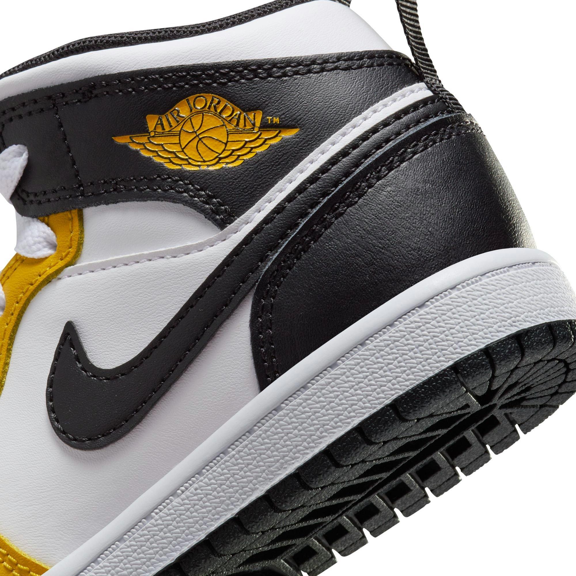 Black and yellow jordan 1 outlet preschool