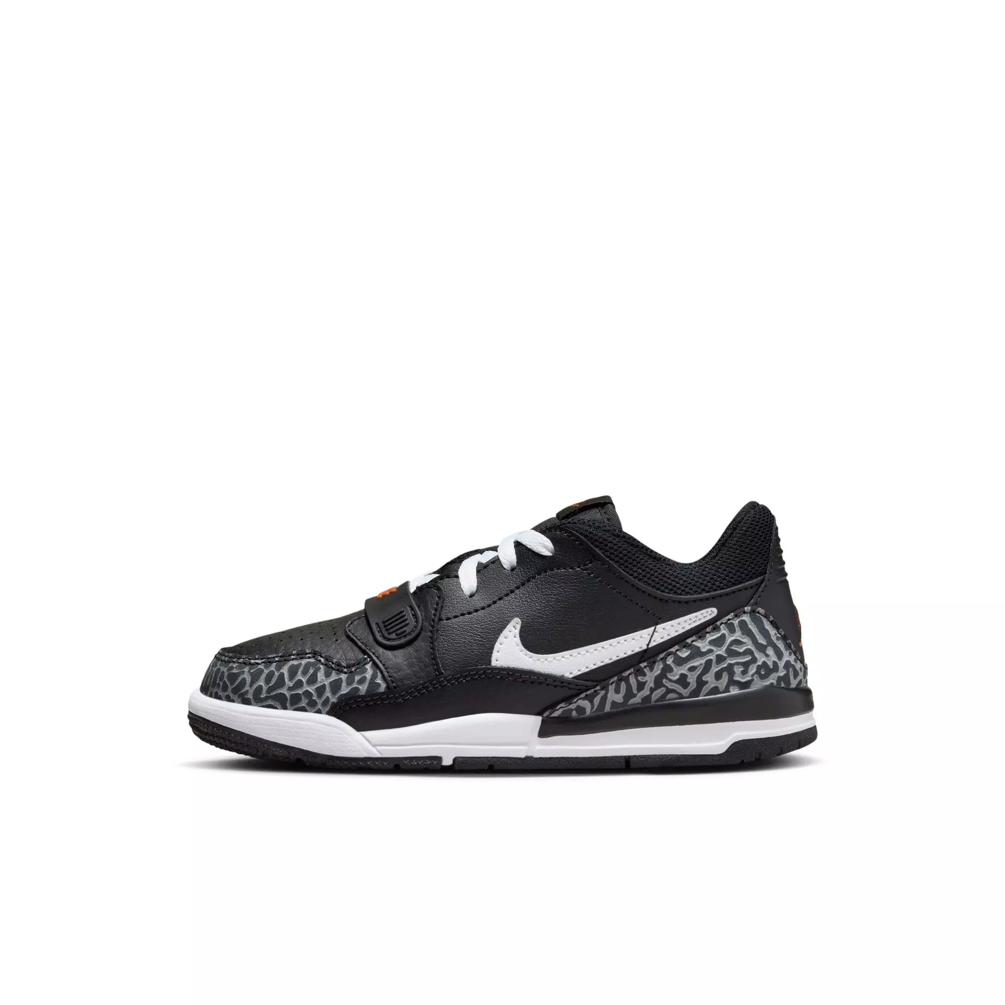 Jordan Legacy 312 Low "Black/White/Wolf Grey/Safety Orange" Preschool Boys' Shoe - BLACK/WHITE/ORANGE
