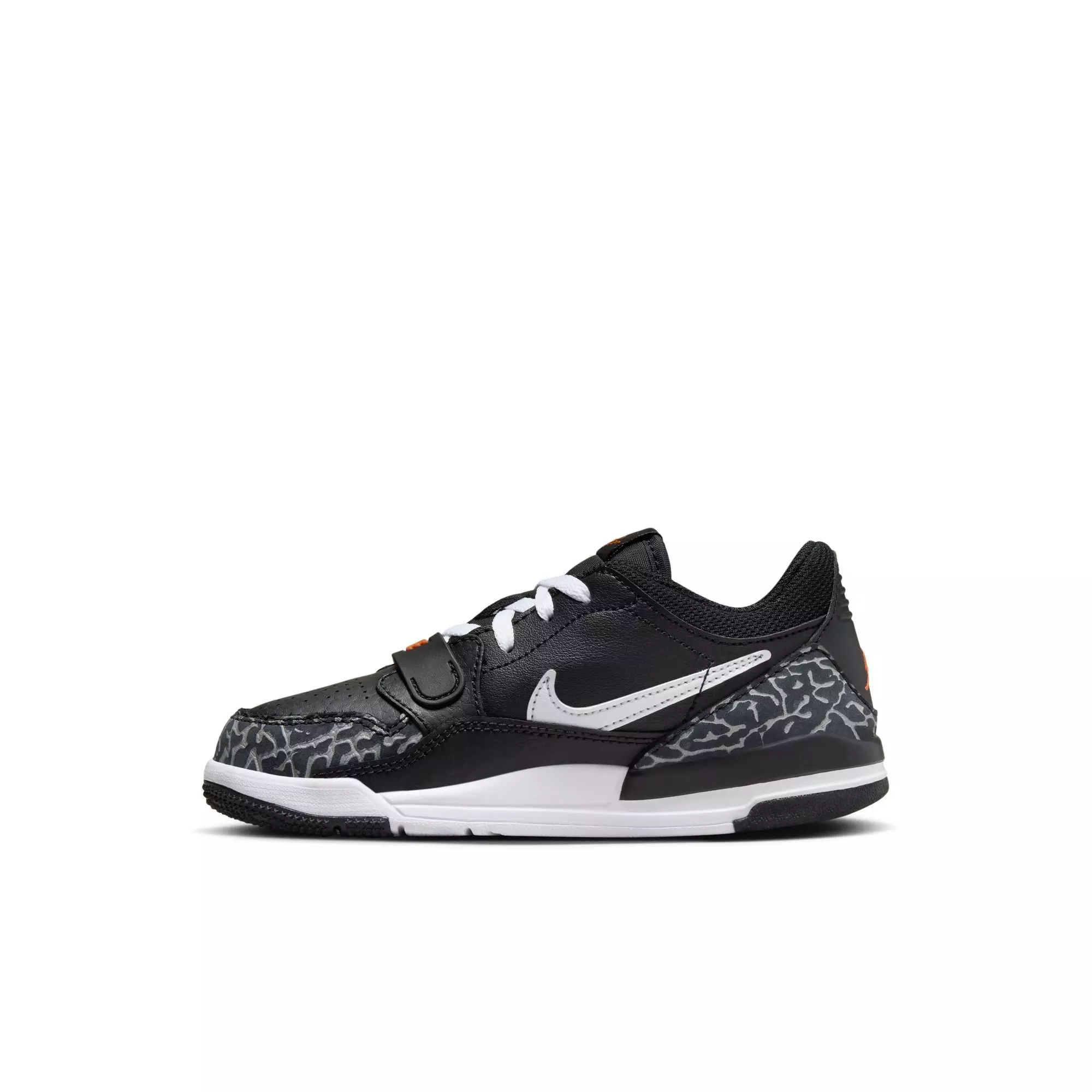 Jordan Legacy 312 Low "Black/White/Wolf Grey/Safety Orange" Preschool Boys' Shoe - BLACK/WHITE/ORANGE