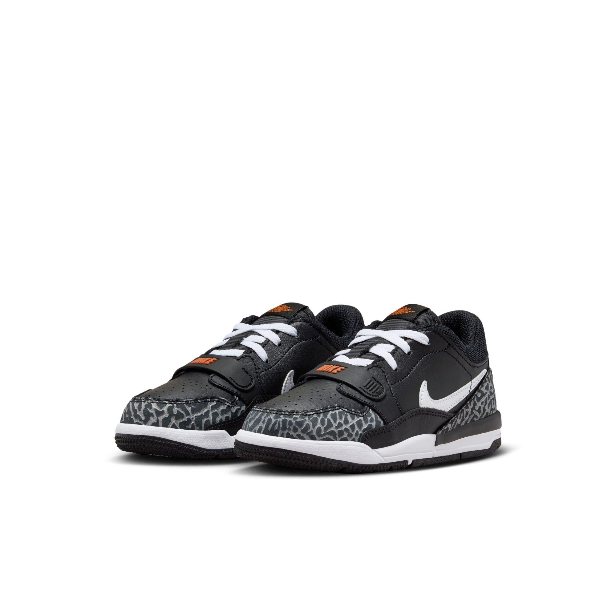 Jordan Legacy 312 Low "Black/White/Wolf Grey/Safety Orange" Preschool Boys' Shoe - BLACK/WHITE/ORANGE Thumbnail View 5