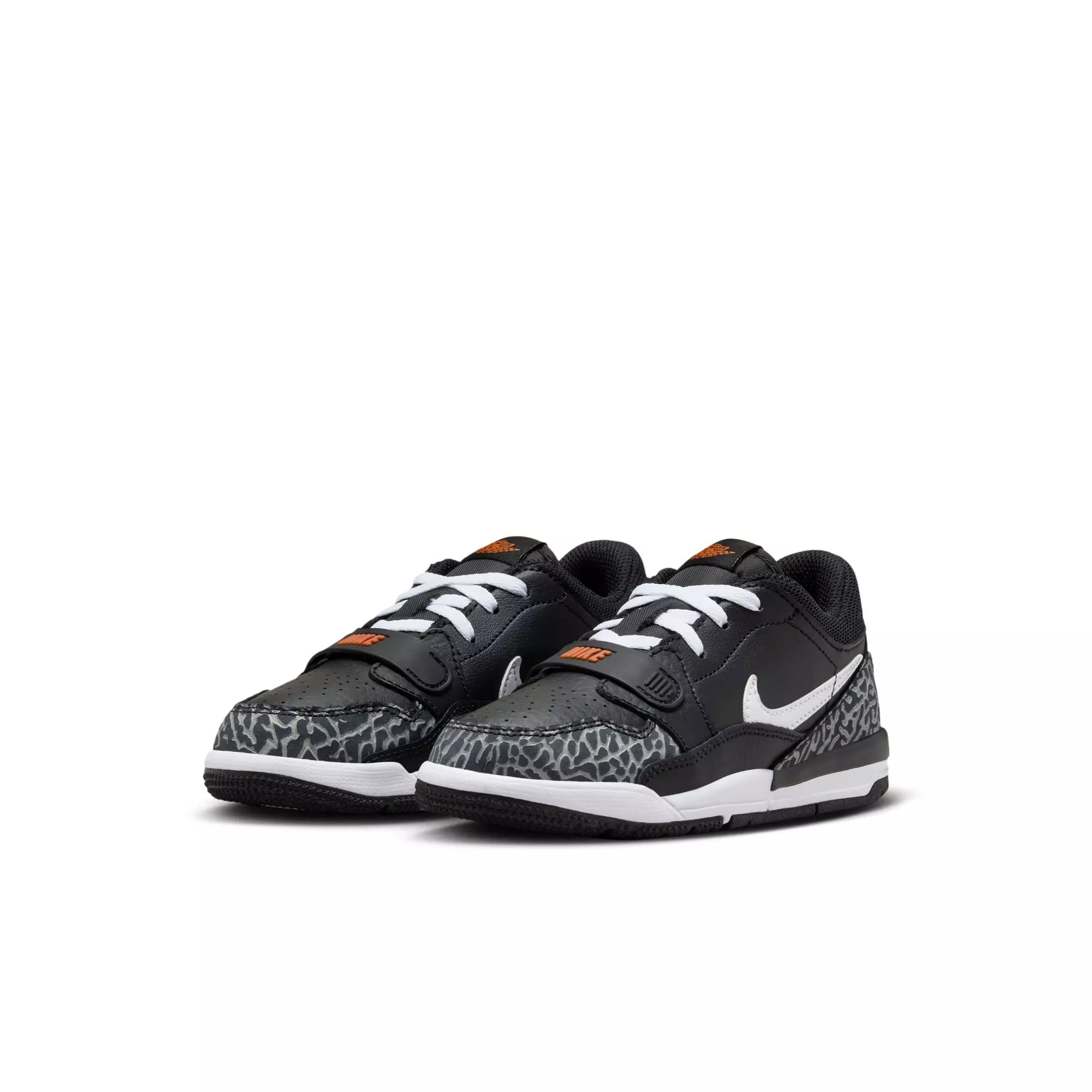 Jordan Legacy 312 Low "Black/White/Wolf Grey/Safety Orange" Preschool Boys' Shoe - BLACK/WHITE/ORANGE