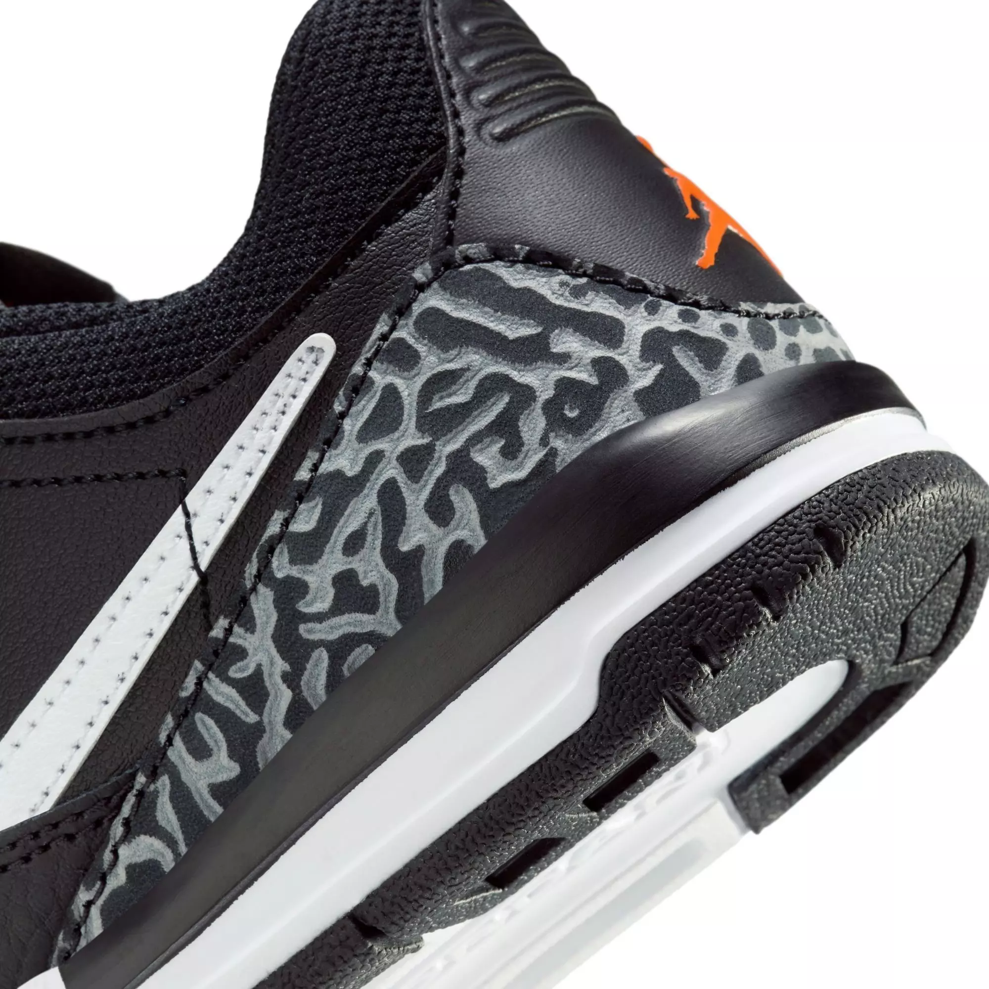Jordan Legacy 312 Low "Black/White/Wolf Grey/Safety Orange" Preschool Boys' Shoe - BLACK/WHITE/ORANGE