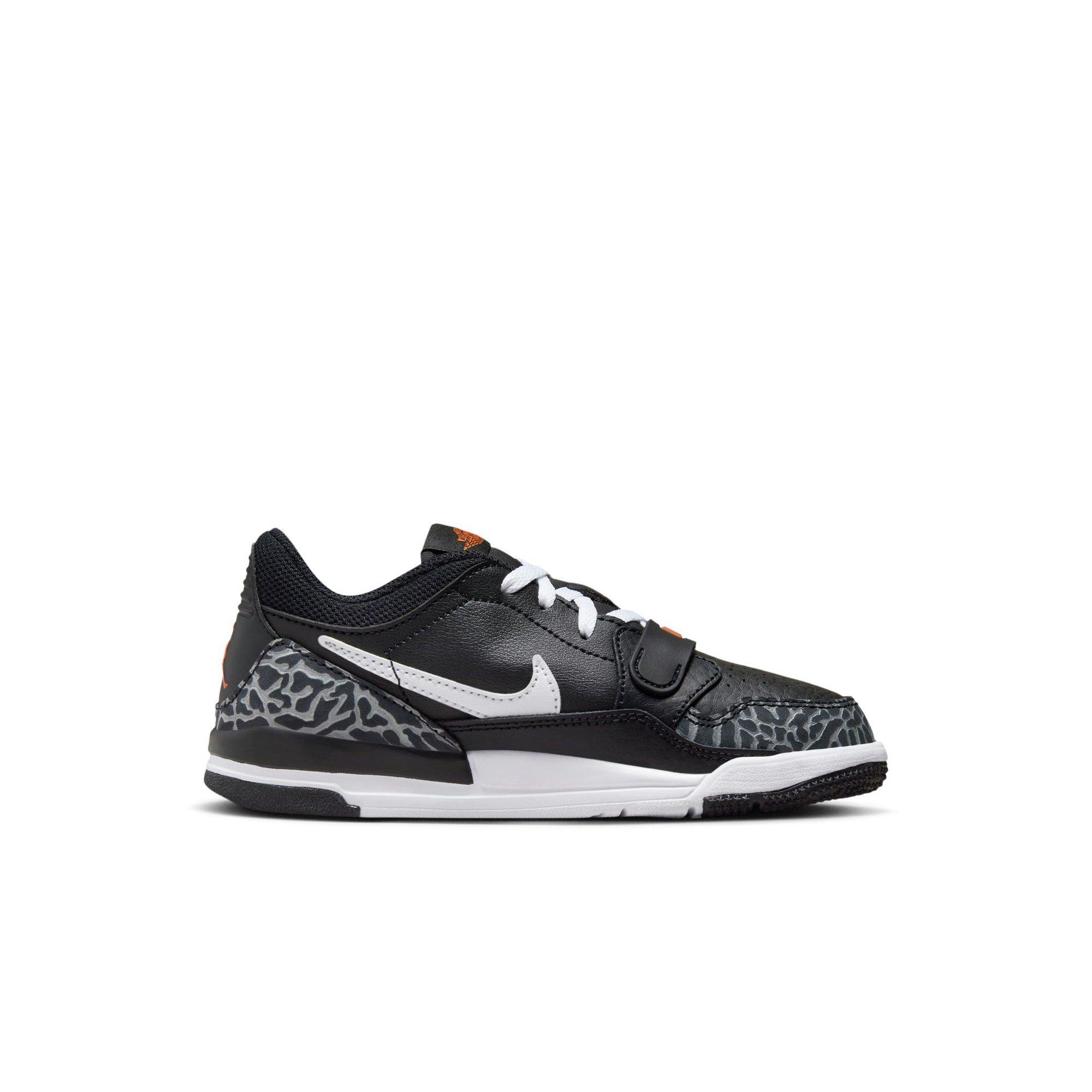 Jordan Legacy 312 Low "Black/White/Wolf Grey/Safety Orange" Preschool Boys' Shoe - BLACK/WHITE/ORANGE Thumbnail View 2