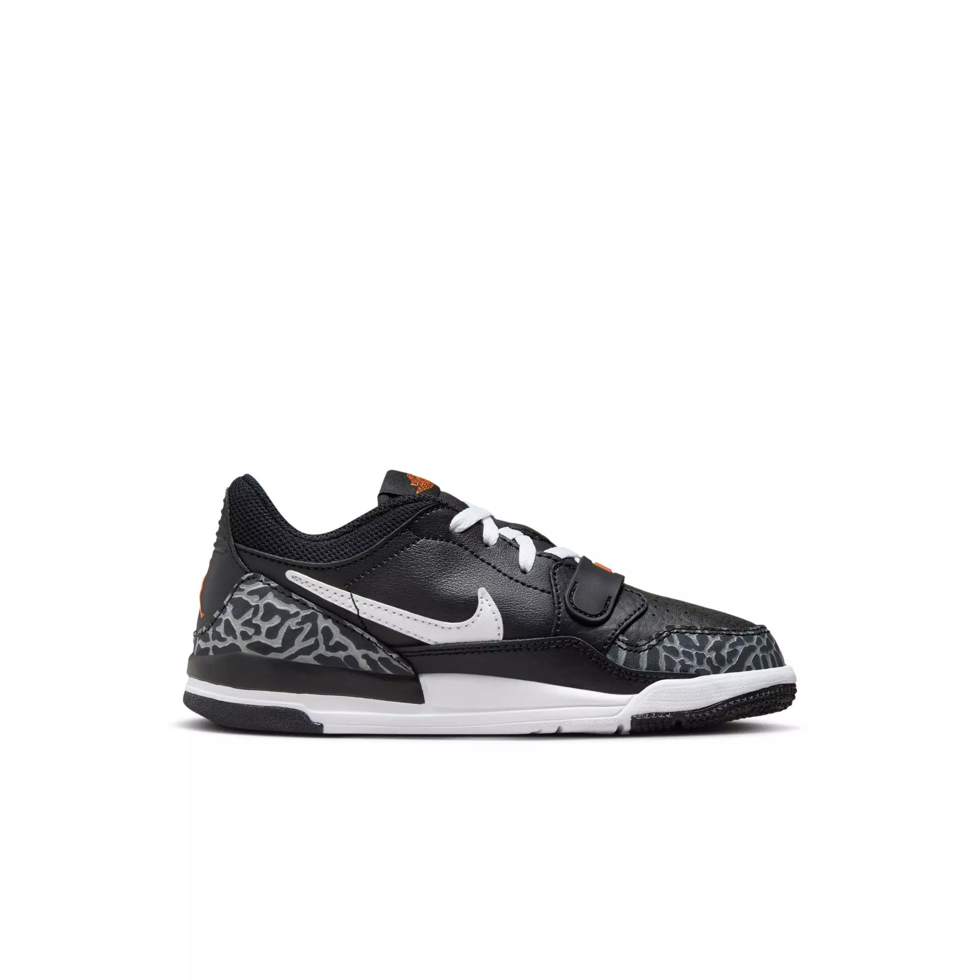 Jordan Legacy 312 Low "Black/White/Wolf Grey/Safety Orange" Preschool Boys' Shoe - BLACK/WHITE/ORANGE