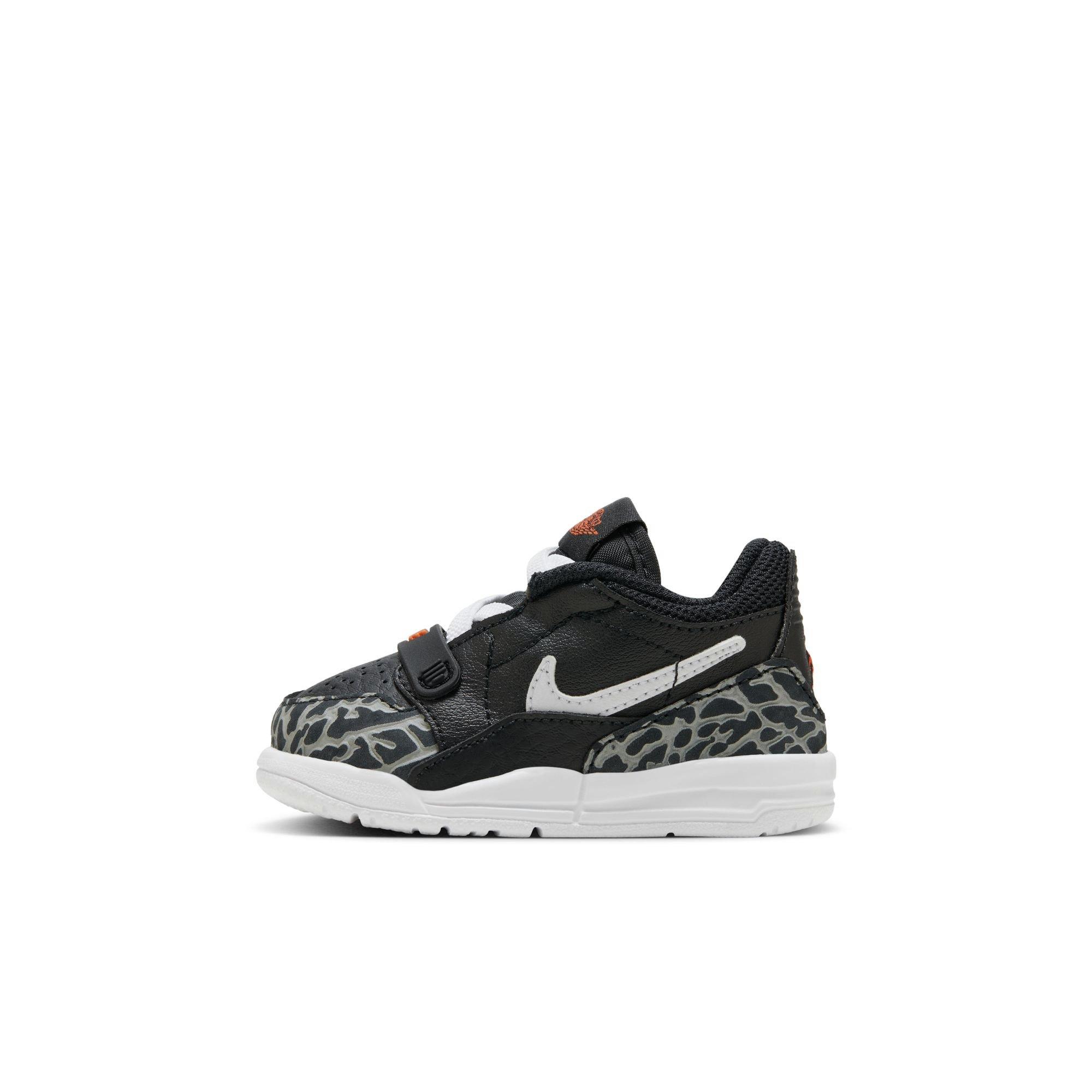 Jordan Legacy 312 Low Toddler Boys' "Black/White/Wolf Grey/Safety Orange" Shoe