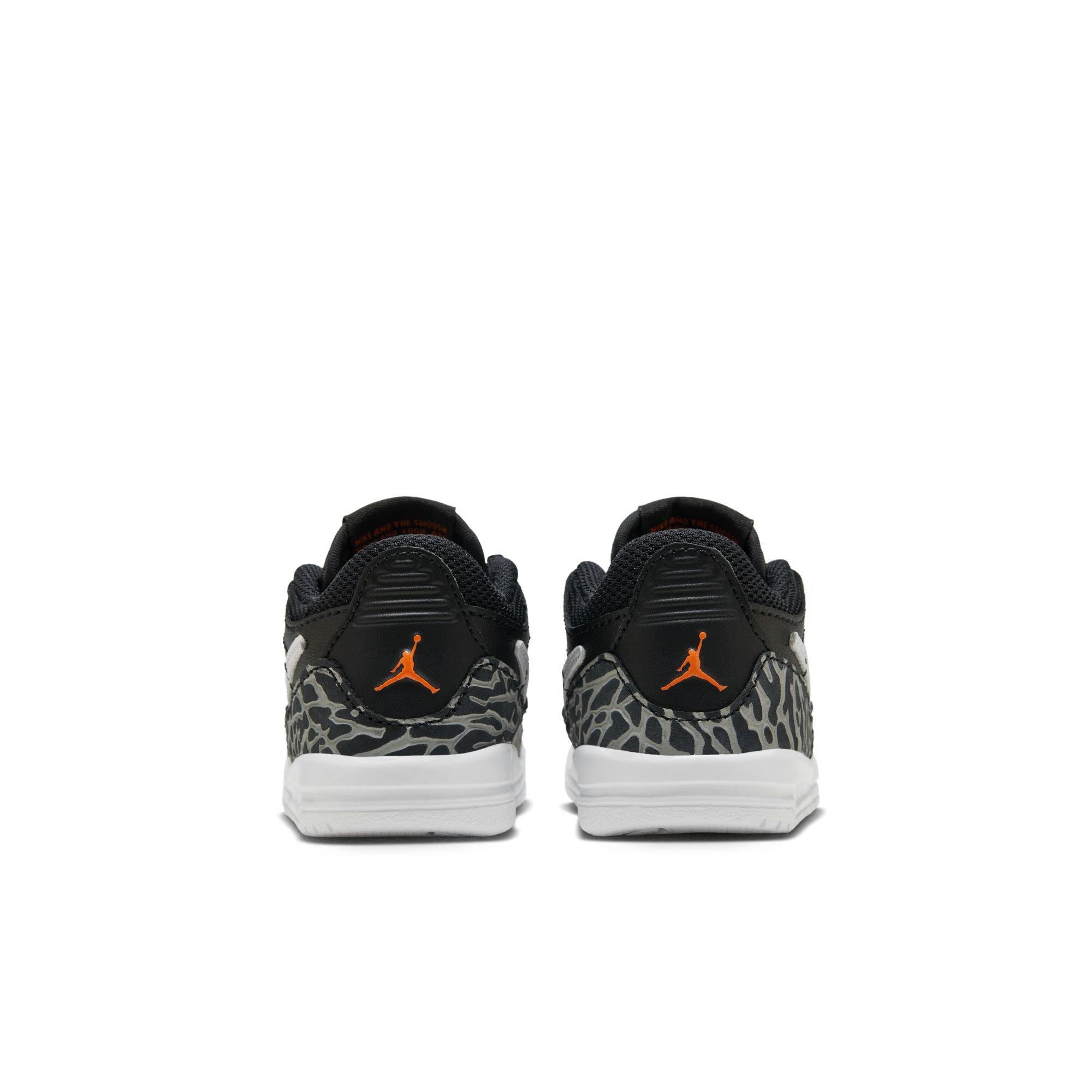 Jordan Legacy 312 Low Toddler Boys' "Black/White/Wolf Grey/Safety Orange" Shoe
