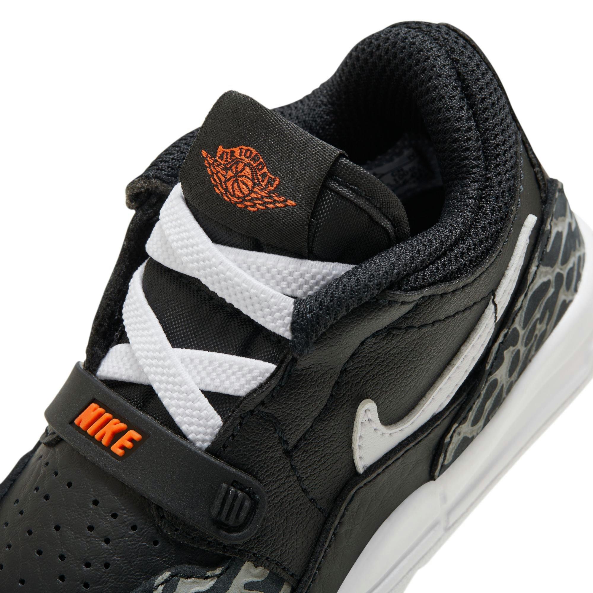 Jordan Legacy 312 Low Toddler Boys' "Black/White/Wolf Grey/Safety Orange" Shoe