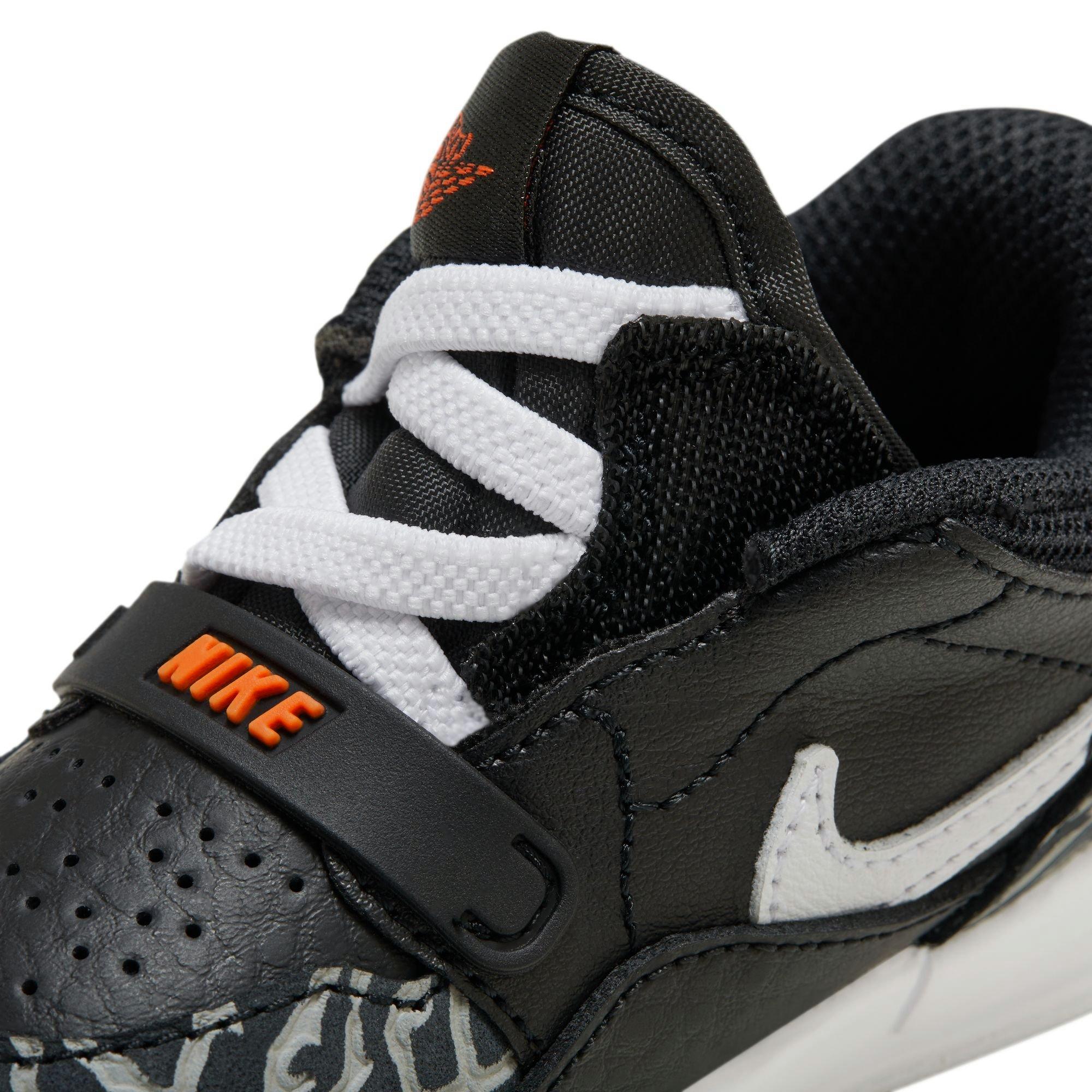 Jordan Legacy 312 Low Toddler Boys' "Black/White/Wolf Grey/Safety Orange" Shoe