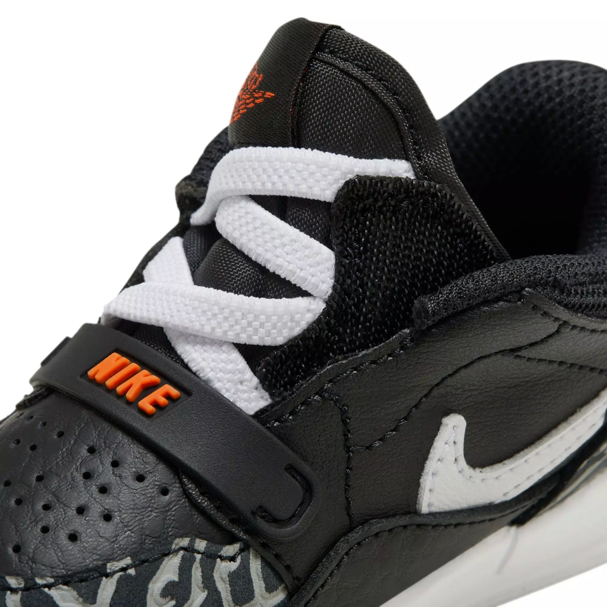 Jordan Legacy 312 Low "Black/White/Wolf Grey/Safety Orange" Toddler Boys' Shoe - BLACK/WHITE/ORANGE