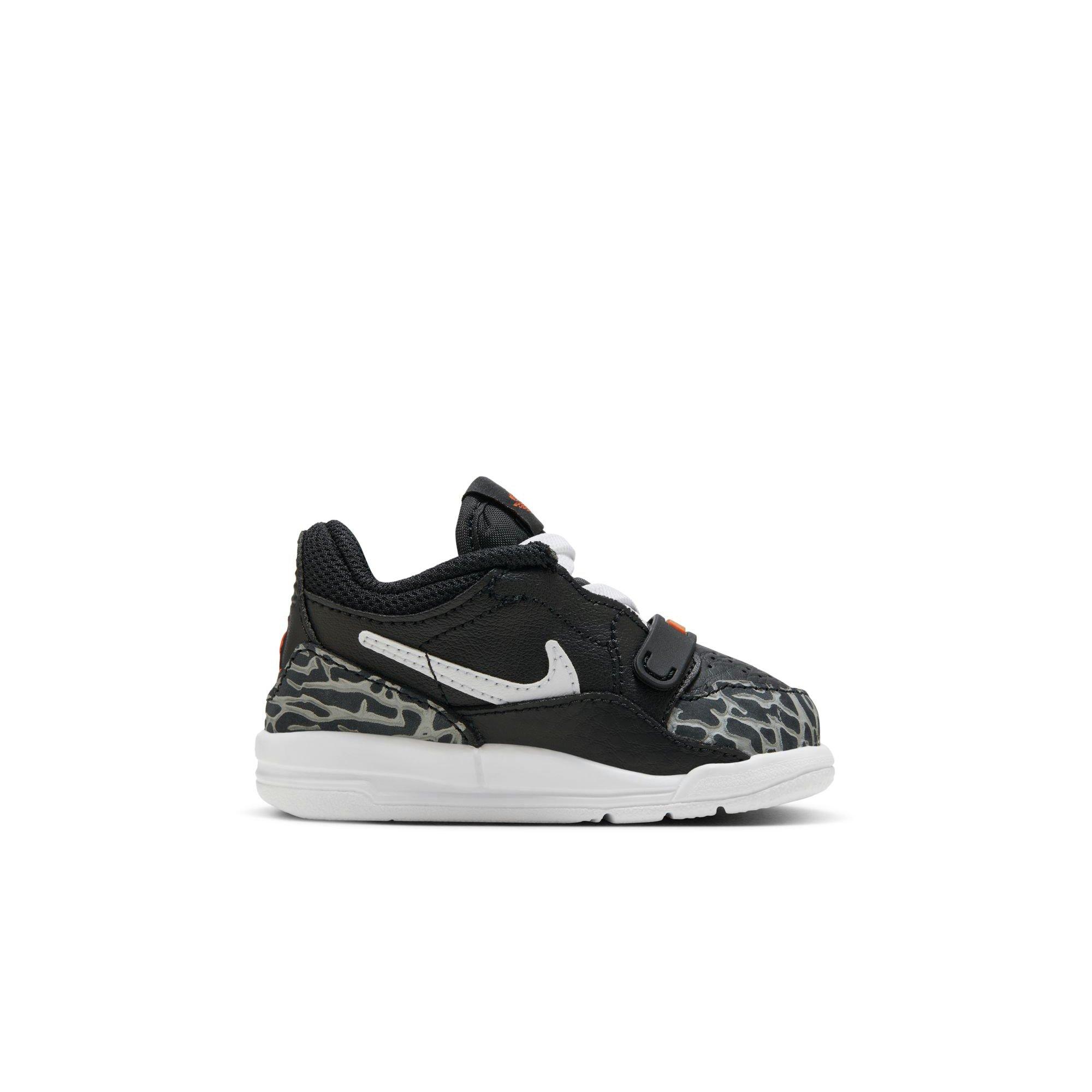 Jordan Legacy 312 Low Toddler Boys' "Black/White/Wolf Grey/Safety Orange" Shoe