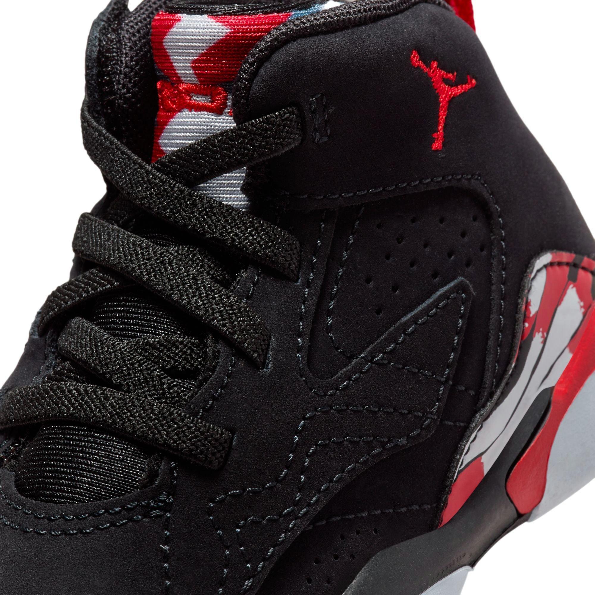Jordan MVP "Black/University Red/White" Toddler Boys' Shoe - BLACK/RED Thumbnail View 9