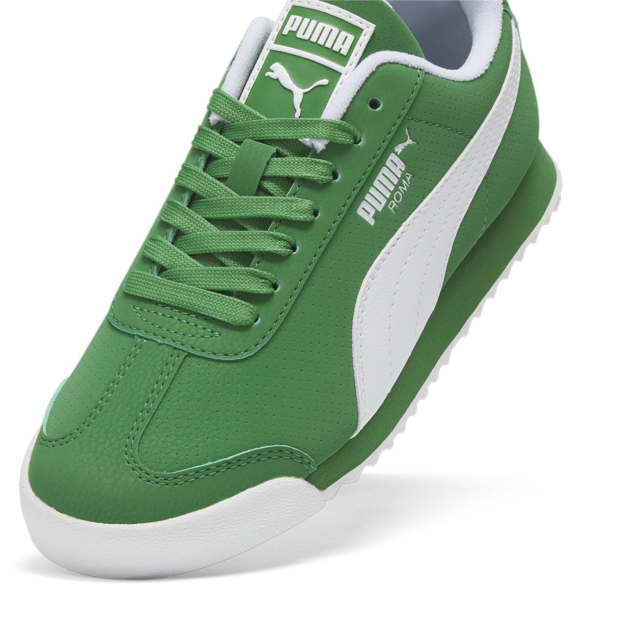 PUMA Roma Reversed Grade School Boys' "Green/White" Shoe