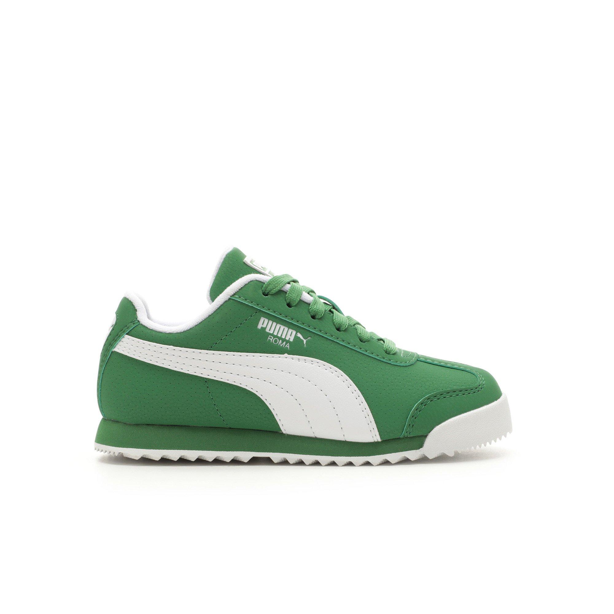 PUMA Roma Reversed Preschool Boys' "Green/White" Shoe