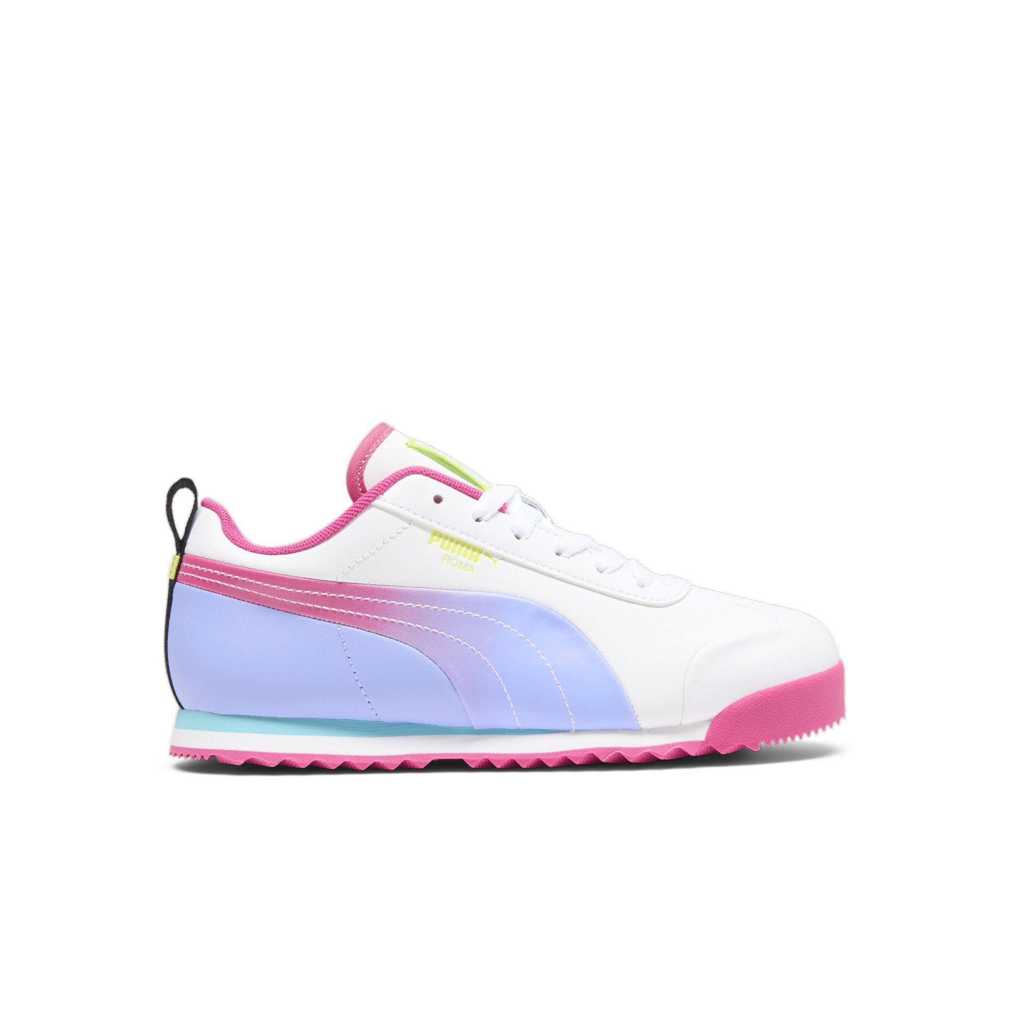 PUMA Roma Basic "Sugar Rush" Preschool Girls' Shoe - WHITE/PINK