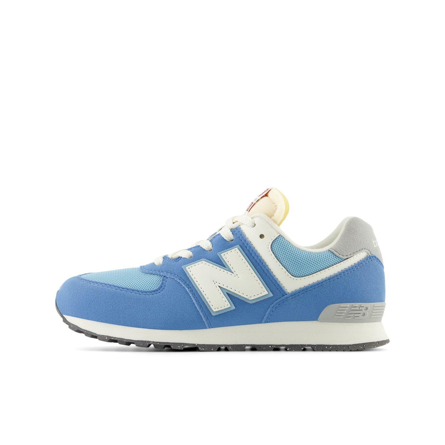 New Balance 574 Grade School Boys' "Racing Blue/White" Shoe